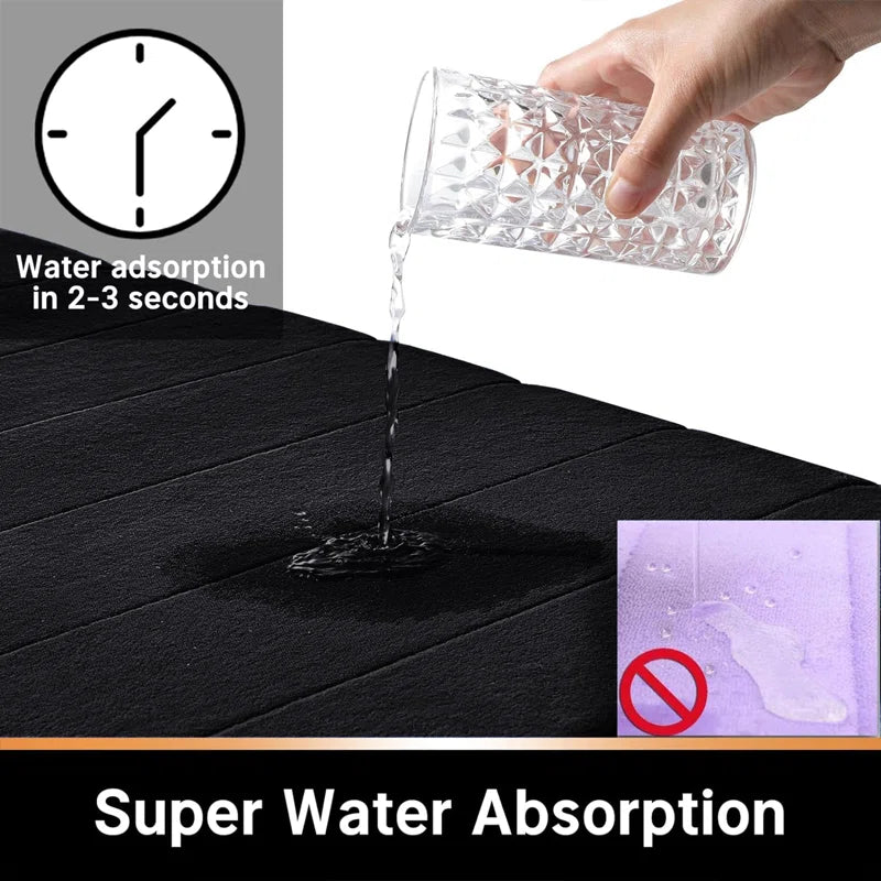 Nequan Rectangle Non-Slip Bath Mat