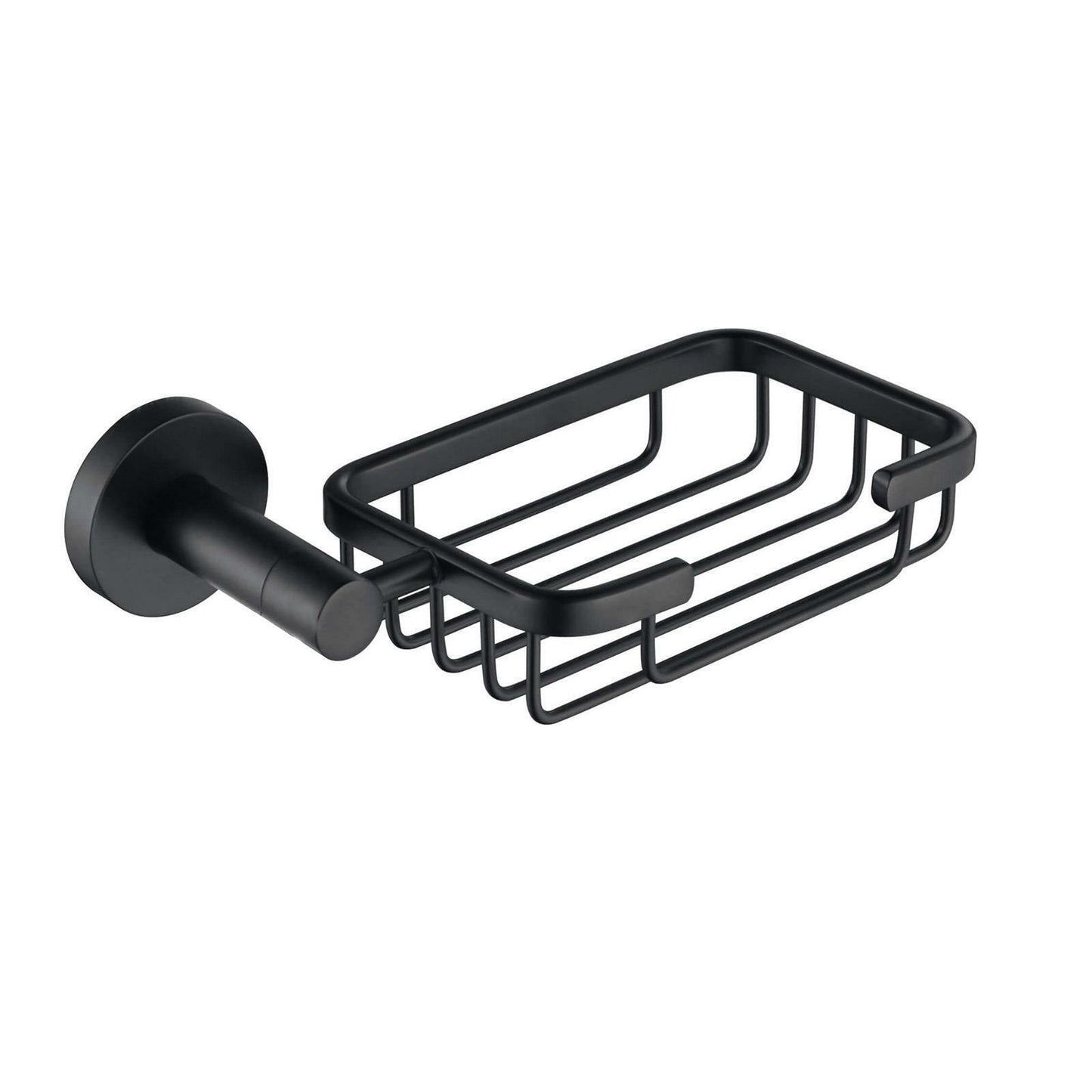 Modern round Black Matte Bathroom Accessories