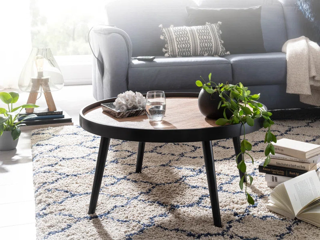 Coffee Table Swifton round 76X40 Cm Sofa Table Living Room Table