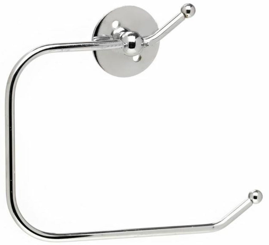 Wall Mounted Chrome Metal Hanging Toilet Paper Roll Holder with Fittings