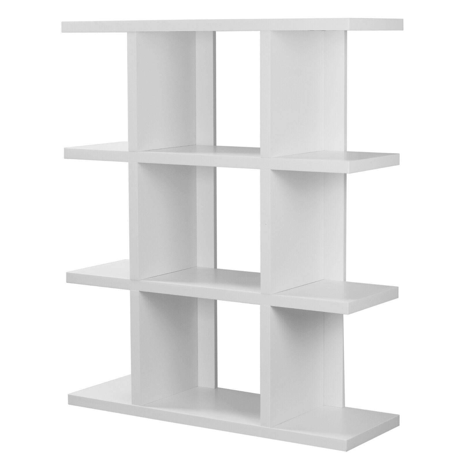 Avalon Wooden Bookcase Living Room Modern Display Shelves Storage Unit Divider