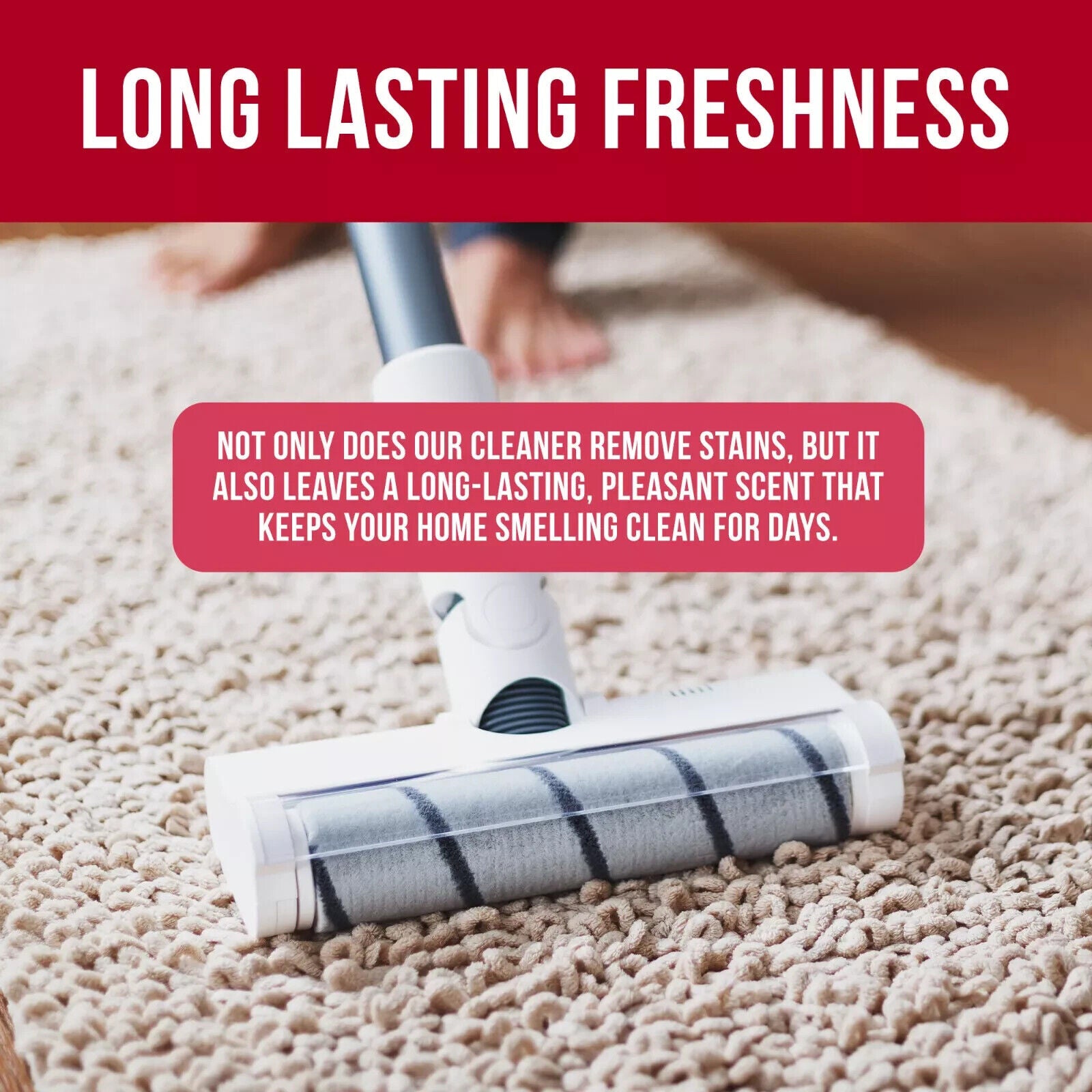 CARPET SHAMPOO CLEANER CLEANING DETERGENT 5L ODOUR PET DEODORISER VAX FLORAL