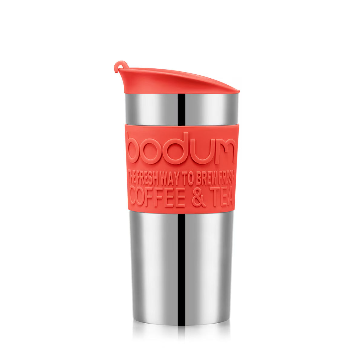 Stainless Steel Travel Mug (0.35L), 2 Pack - Black & Red