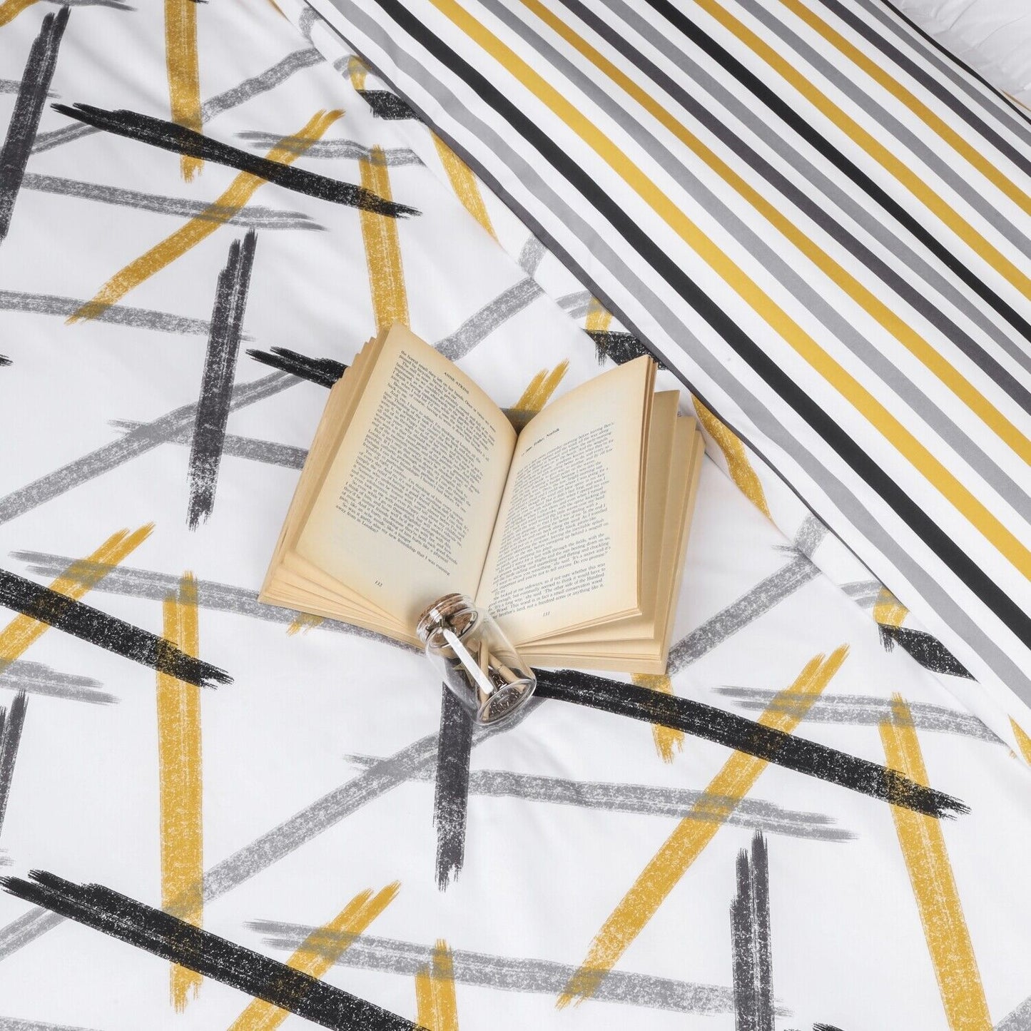 Luxury Reversible Duvet Cover Quilt Cover Bedding Set Single Double King Size
