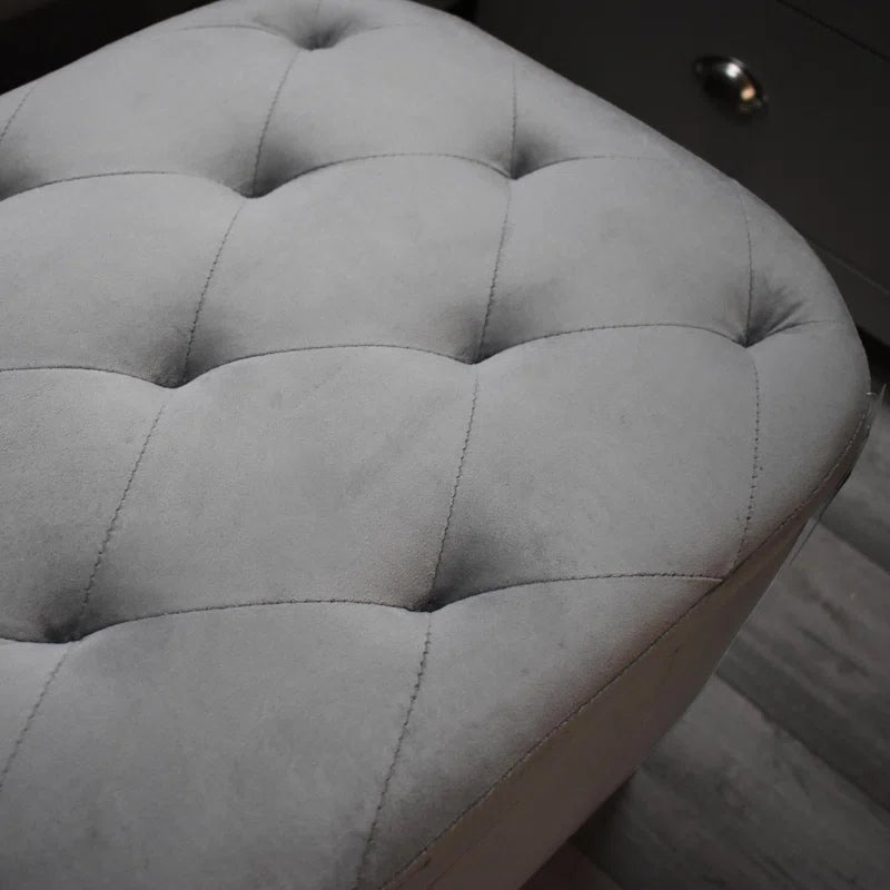 Analissa Velvet Upholstered Storage Bench