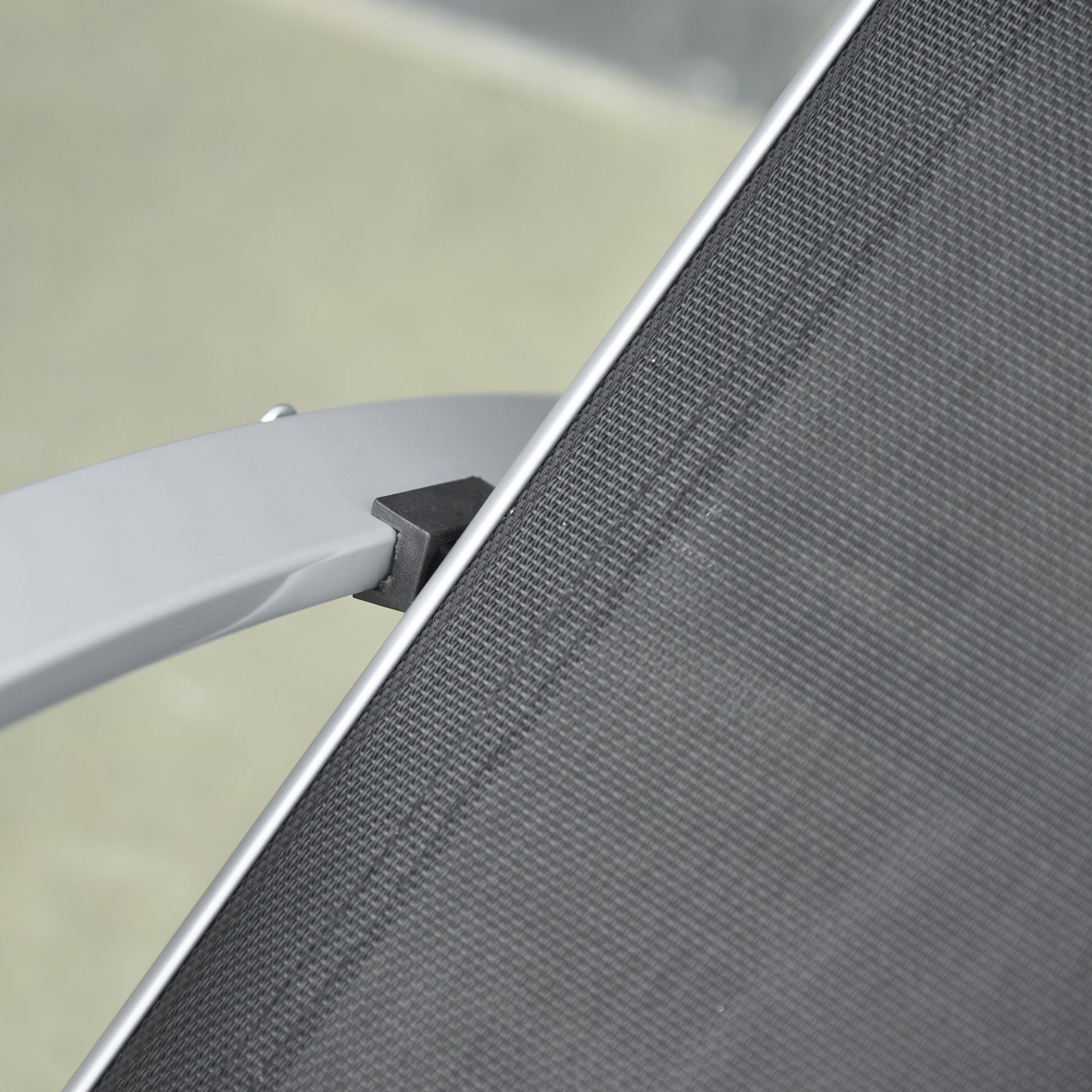 3 Pieces Lounge Chair Set Garden Recliner Chair with Coffee Table for Patio