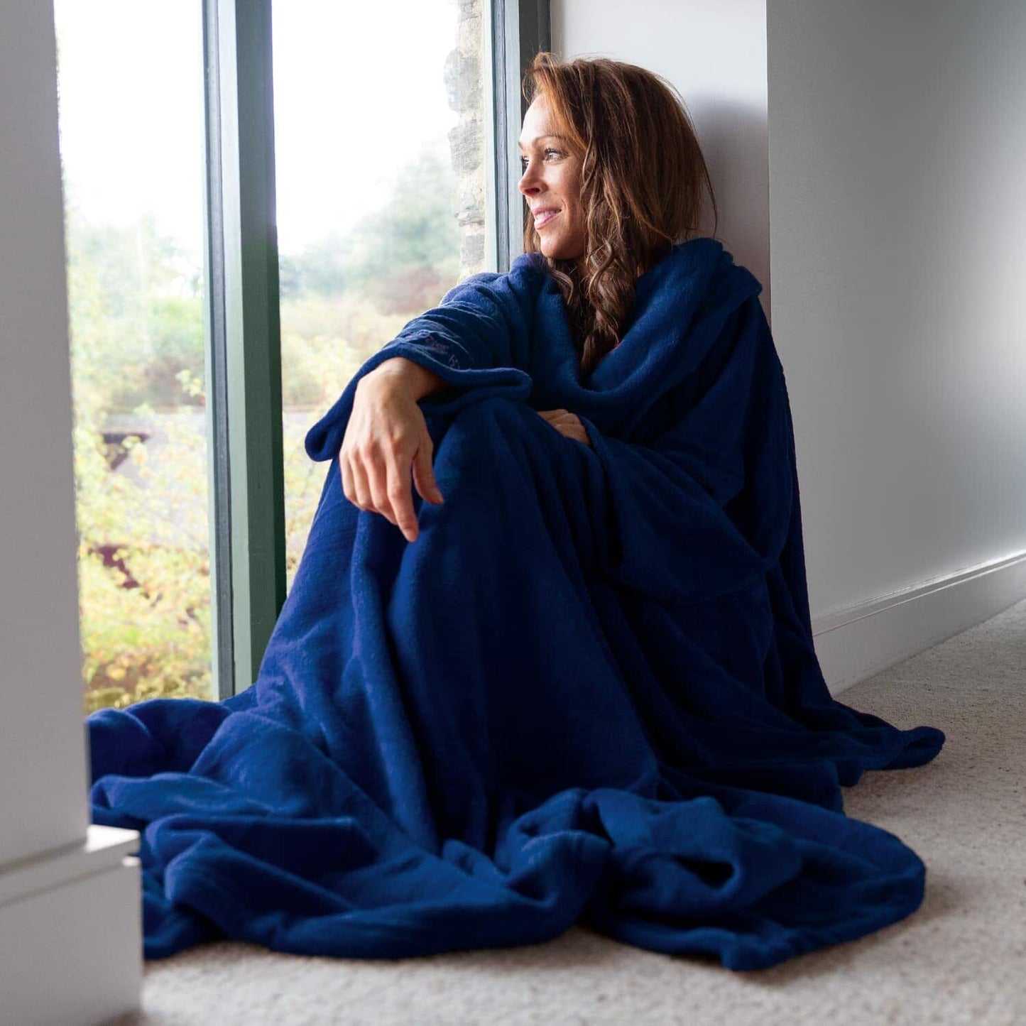 Genuine Snug Rug DELUXE ™ ADULT Cosy Warm SLEEVED Arms Blanket Fleece Official