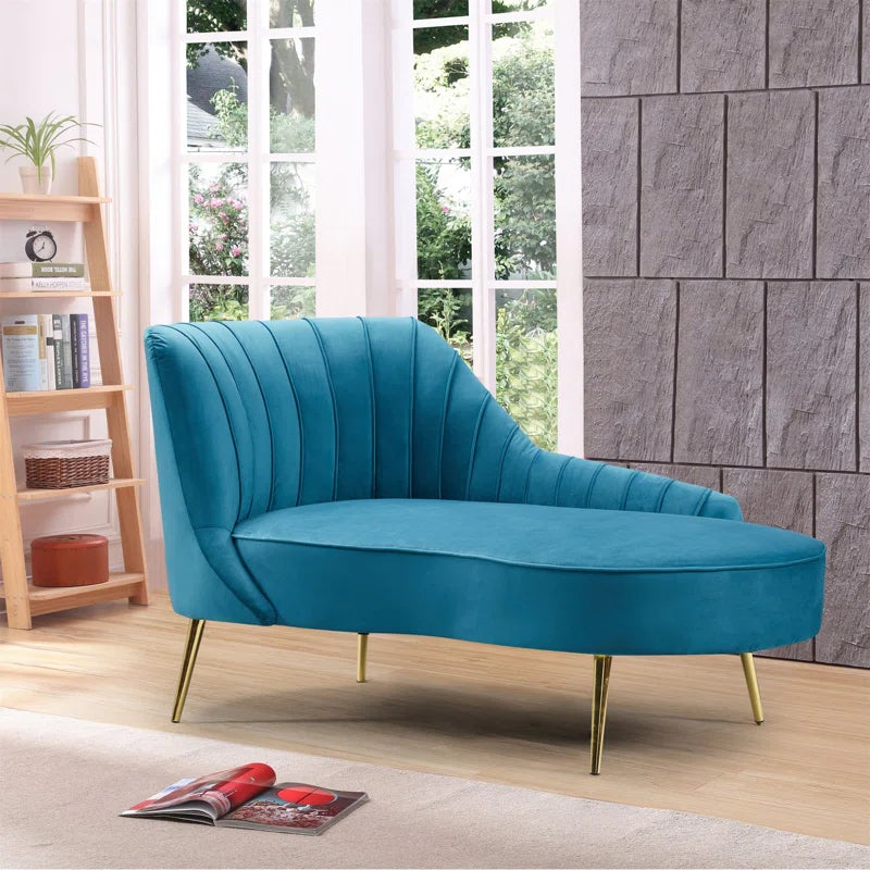 Barfleur Velvet Chaise Lounge