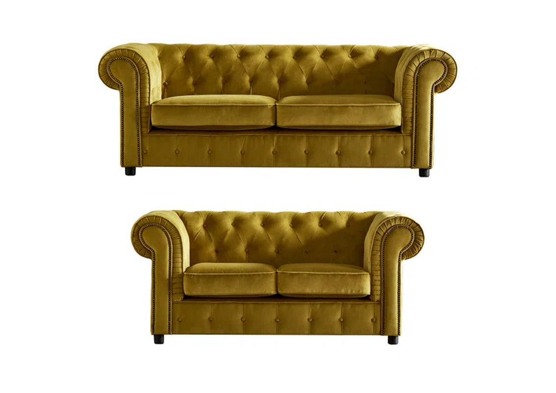 Aaron 2 - Piece Velvet Living Room Set