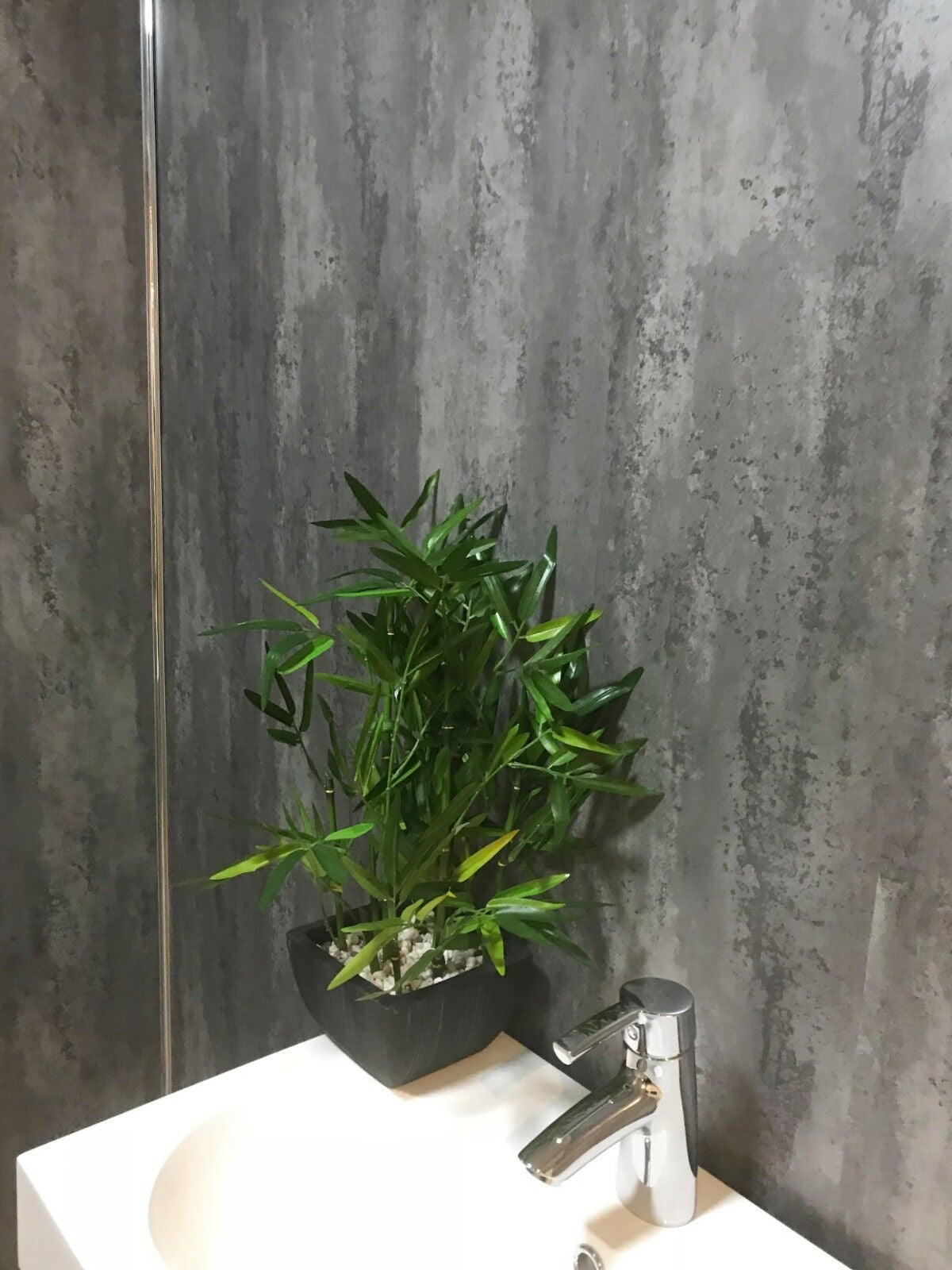 10 White Black Grey Sparkle & Marble Shower Wall Panels PVC Bathroom Cladding