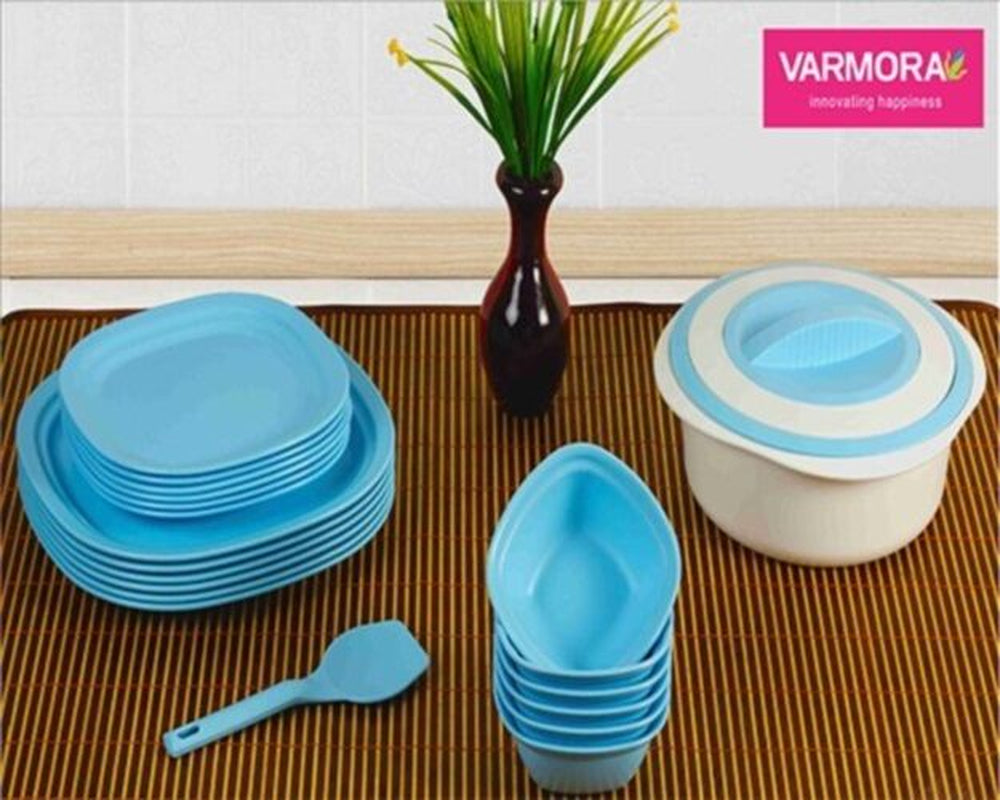 21Pc Outdoor Dinner Set - Indoor/Outdoor