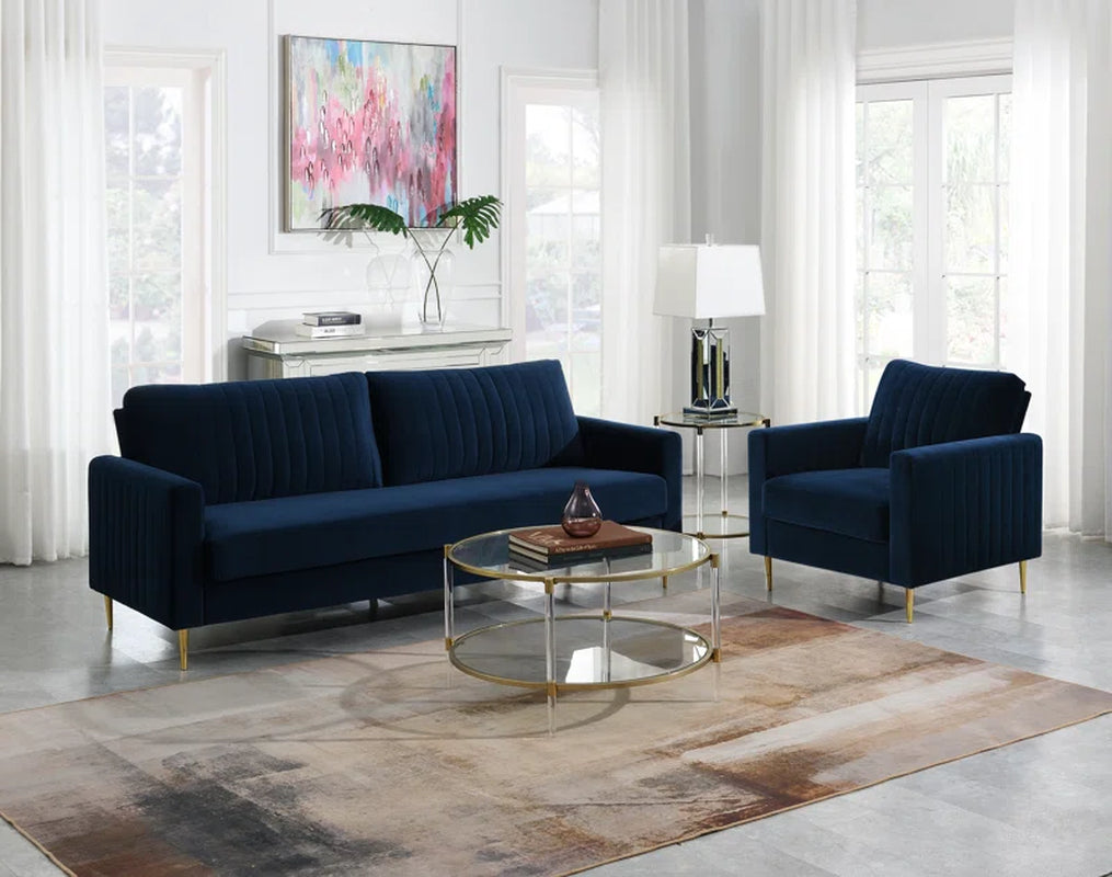 Marienthal 2 - Piece Velvet Living Room Set