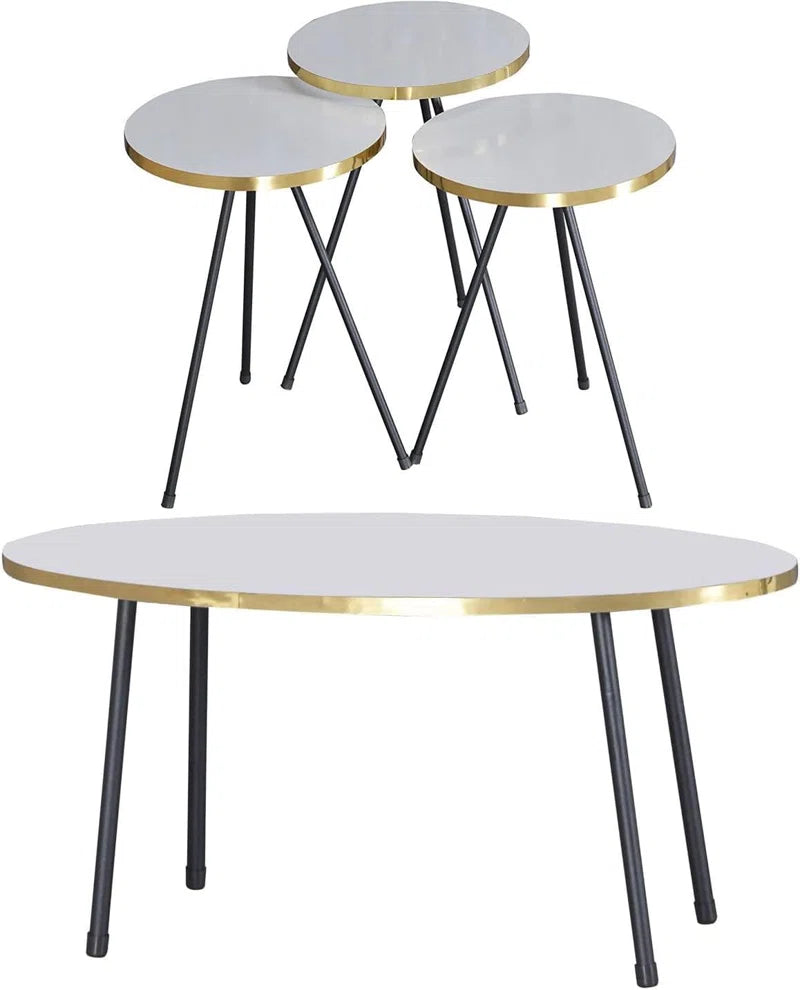 Cathrine 4 - Piece Living Room Table Set
