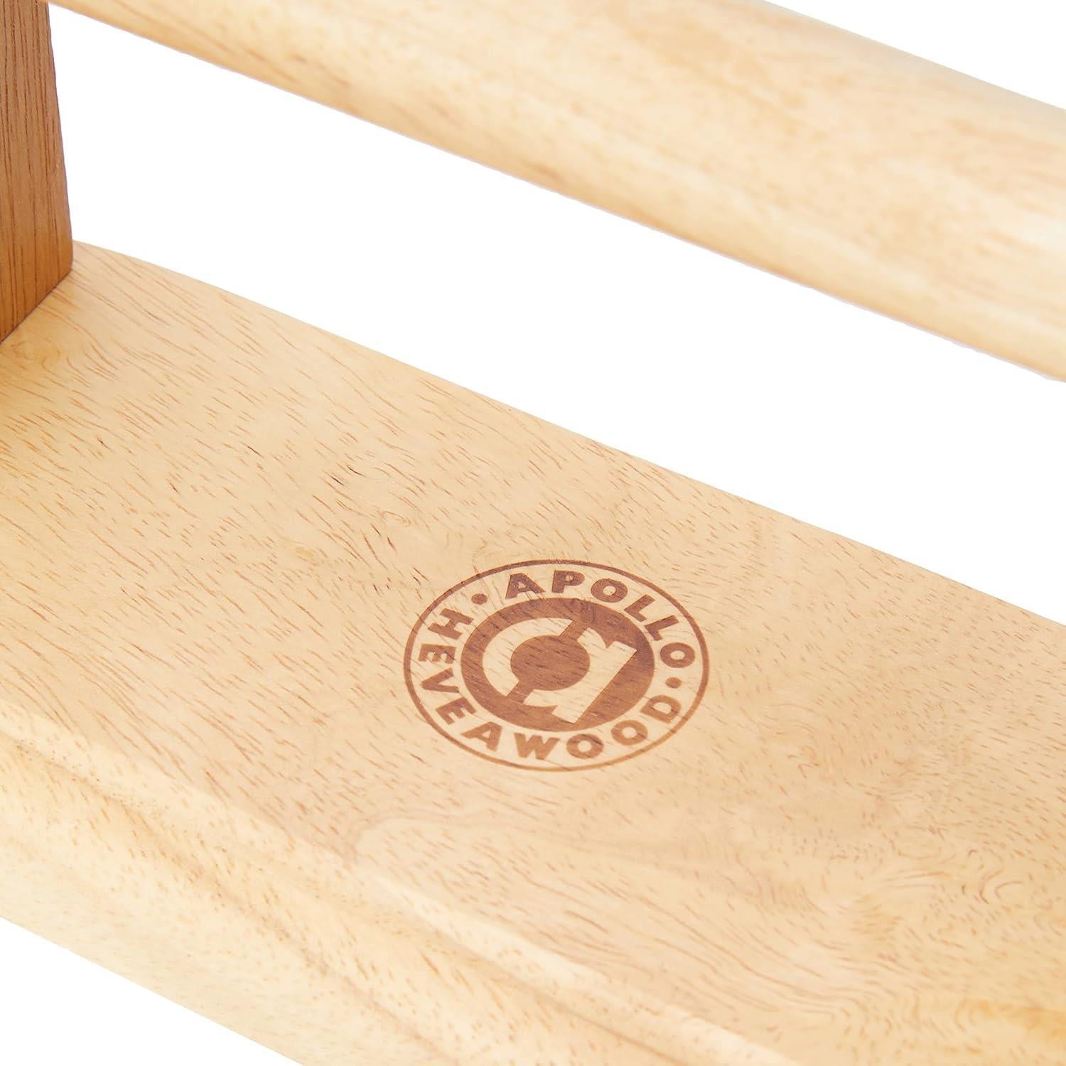 Toilet Loo Roll Paper Holder Wooden Bathroom Wall Mounted Roll Storage Rack Home