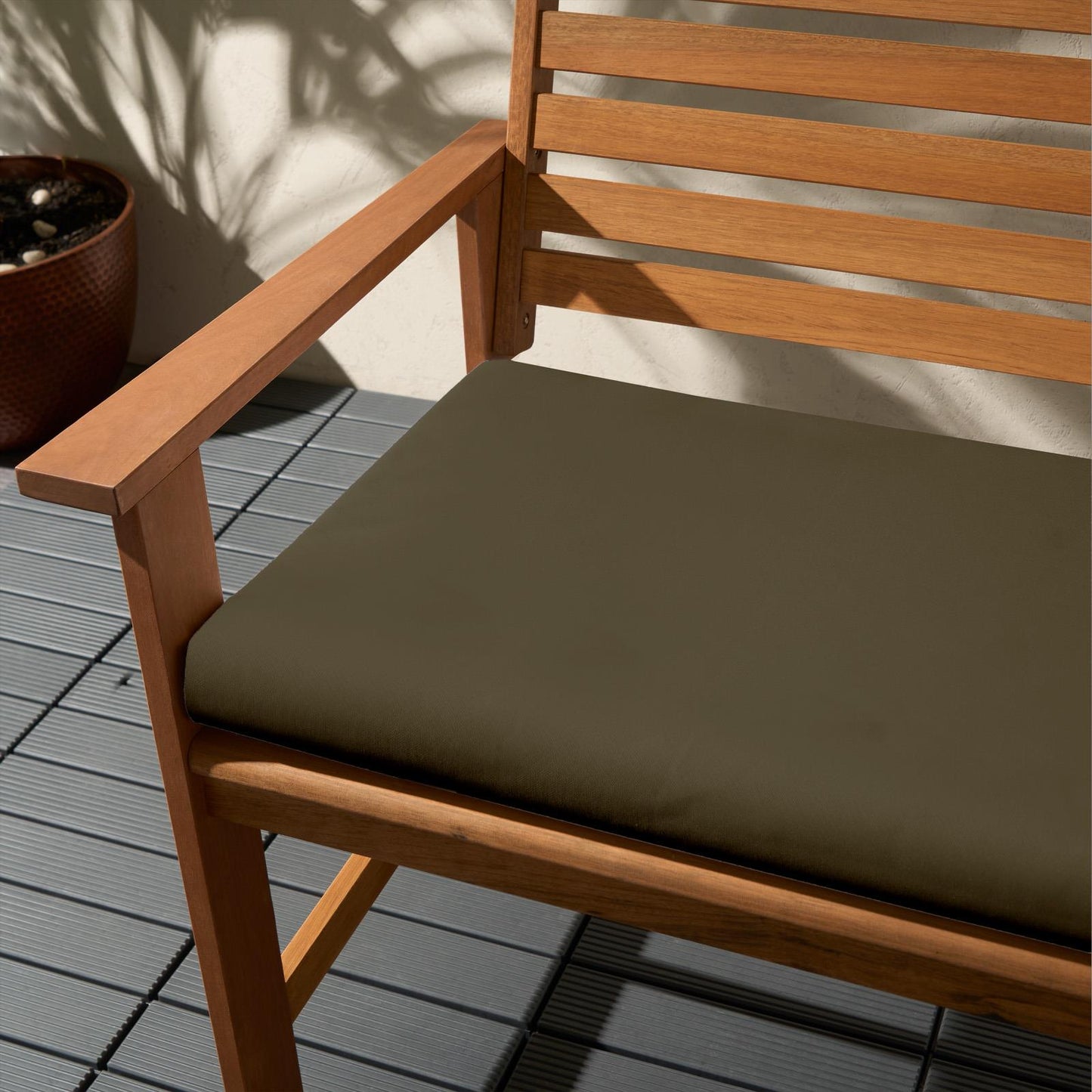 Waterproof Bench Cushion Pads Outdoor Garden 2/3 Seater Furniture Chair Cover