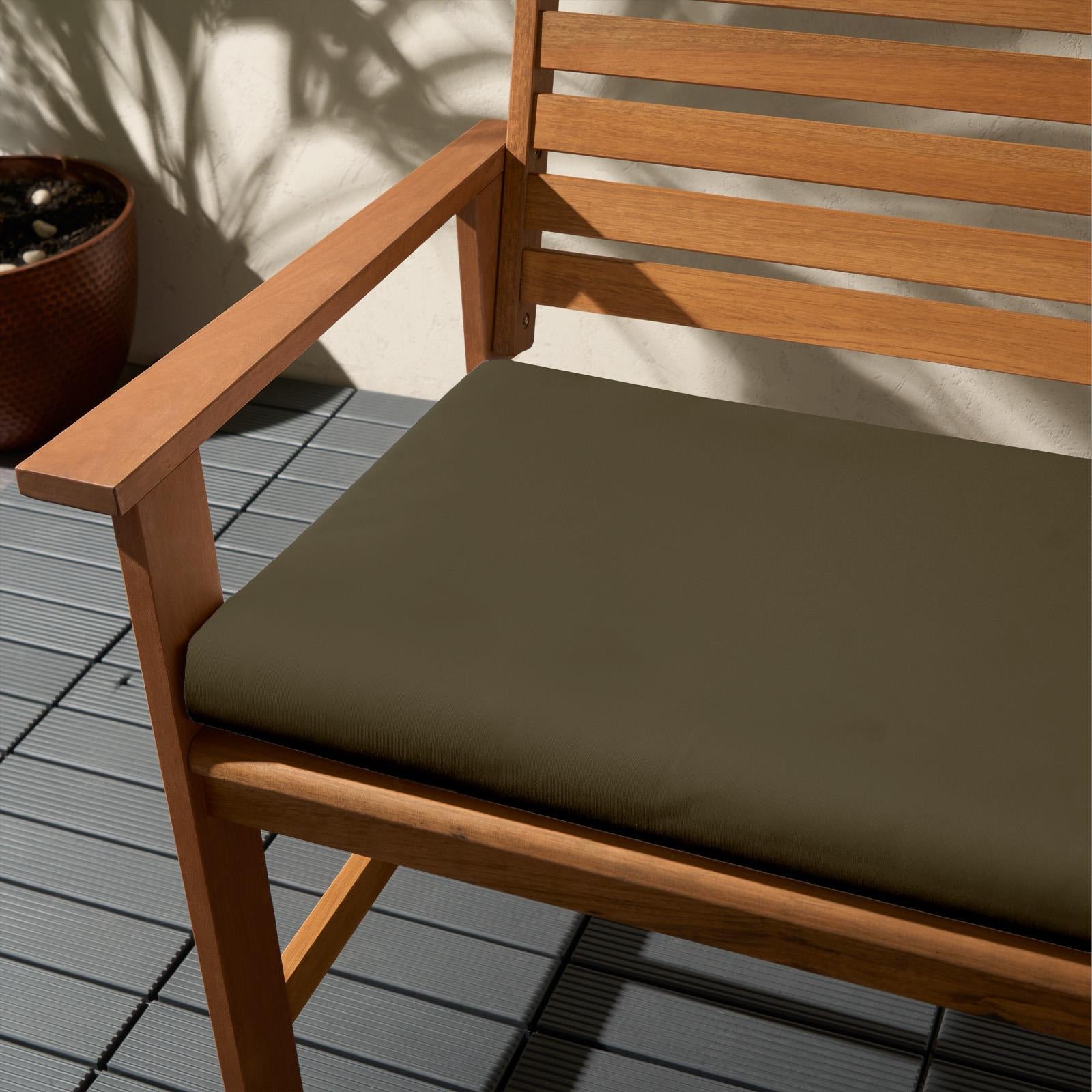 Waterproof Bench Cushion Pads Outdoor Garden 2/3 Seater Furniture Chair Cover