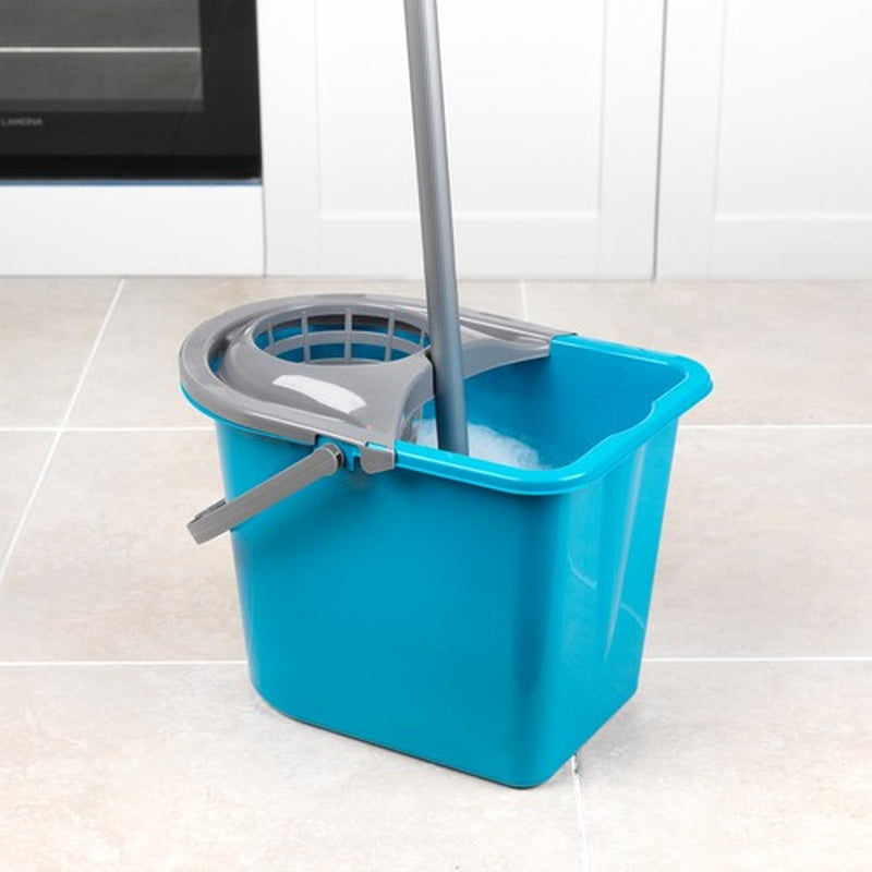 Beldray Large Mop Bucket Detachable Mop Wringer Lightweight Durable Handle 14L