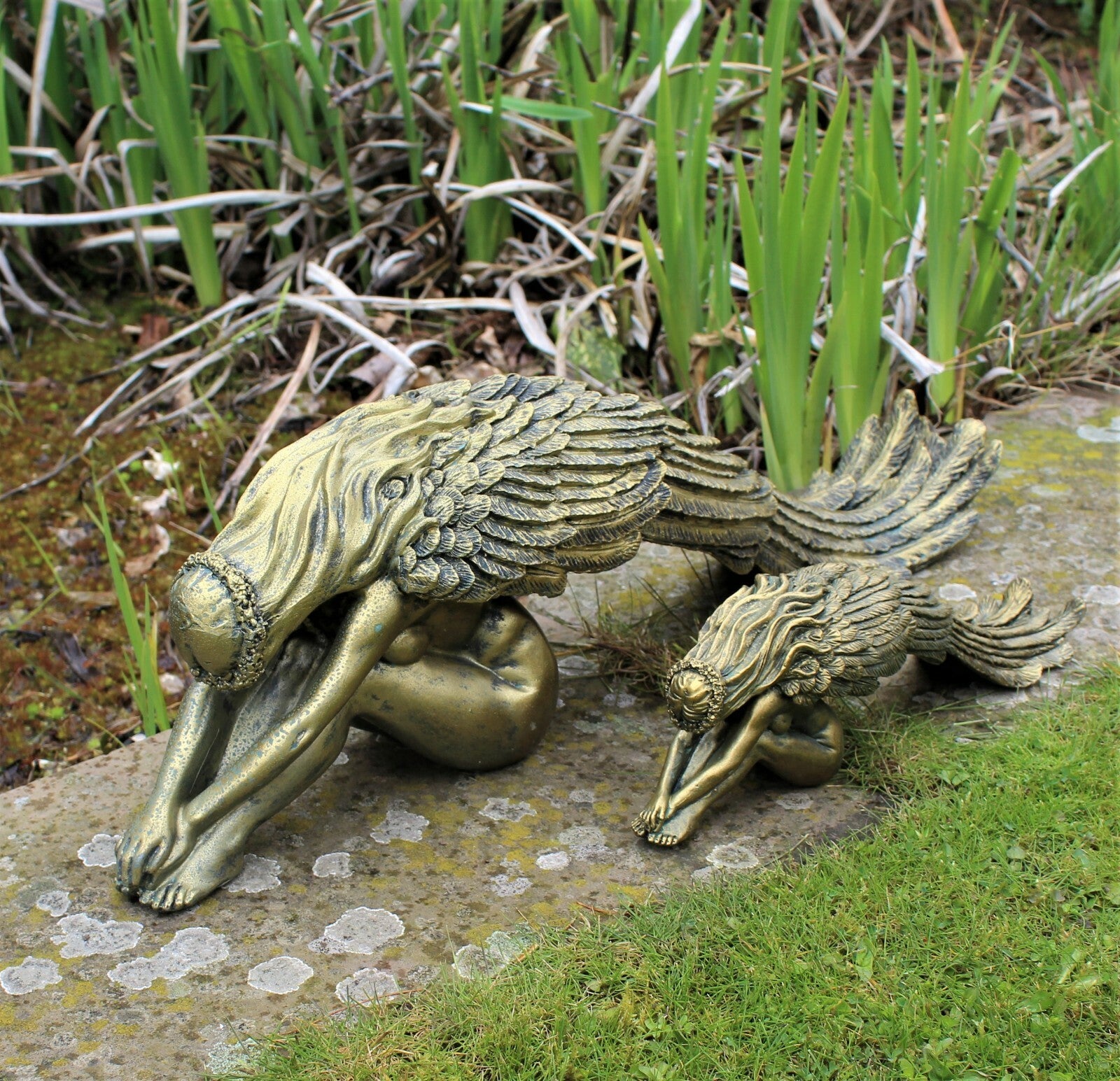 Garden Ornaments Fairy Angel Statue outside Home Decor Patio