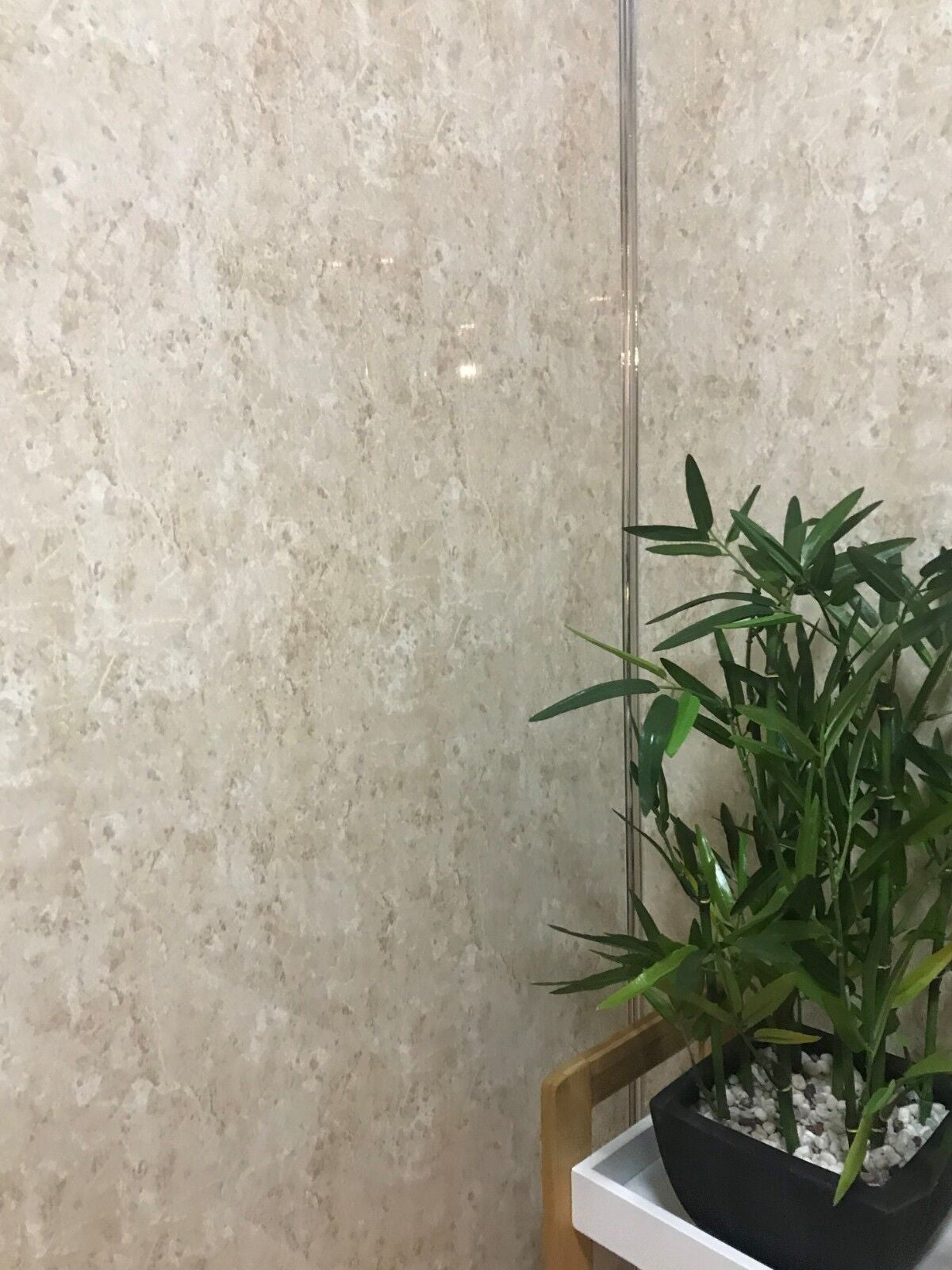 10 White Black Grey Sparkle & Marble Shower Wall Panels PVC Bathroom Cladding