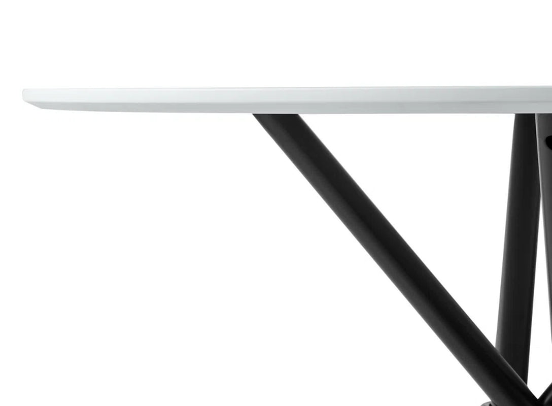 Mose Cullompton Small round Dining Table (TAB202, 90Cm) with 4 Chairs (CHA502-SGY)