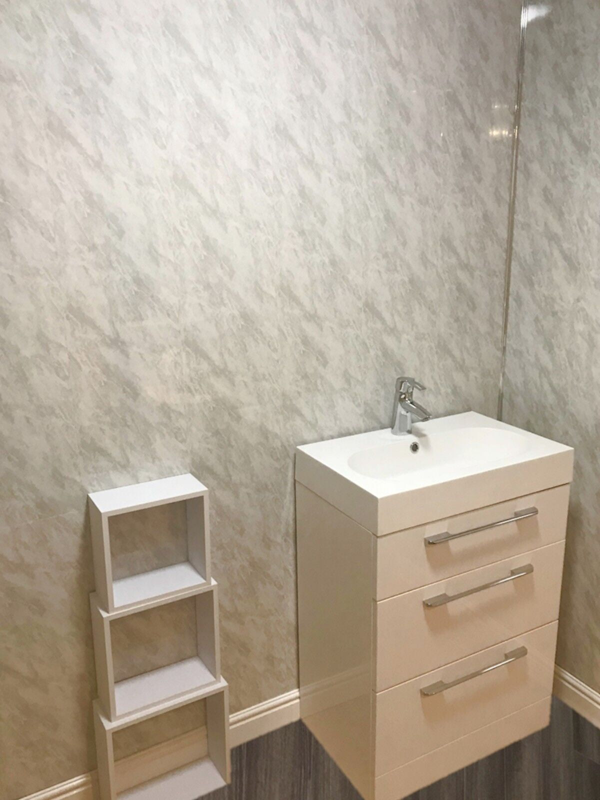 10 White Black Grey Sparkle & Marble Shower Wall Panels PVC Bathroom Cladding