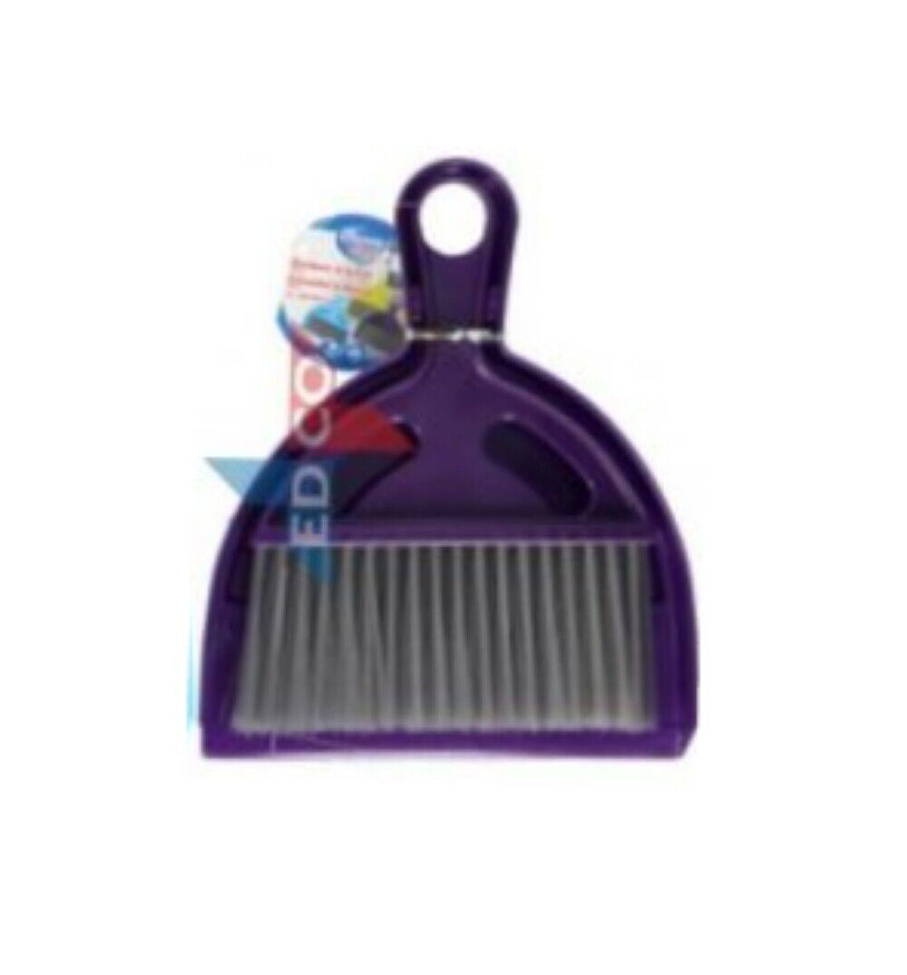 Mini Dustpan & Brush Set Easy Cleaning Office Car Tidy Home Kitchen Tabletop New