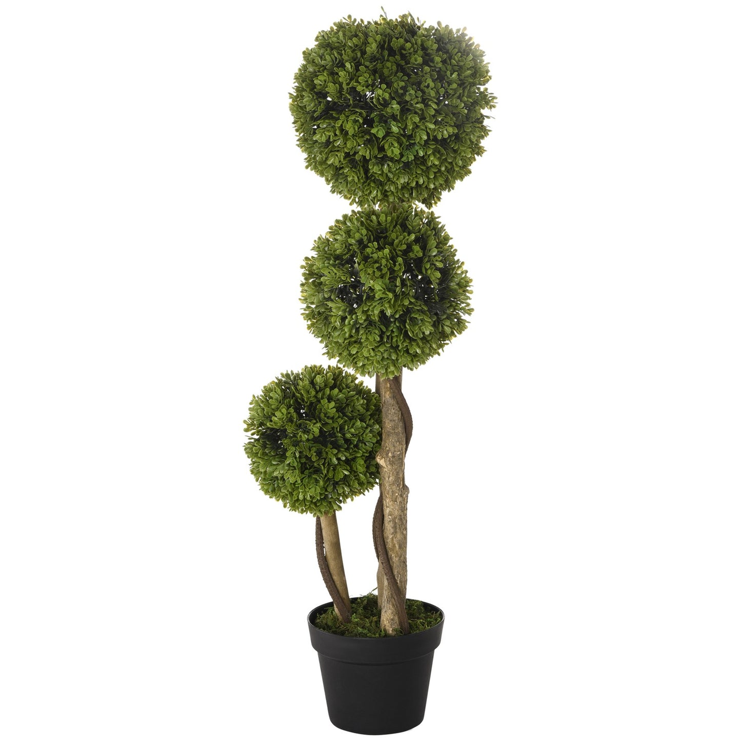 Artificial Plants, 90Cm Boxwood Ball Topiary Trees for Indoor Outdoor Decor