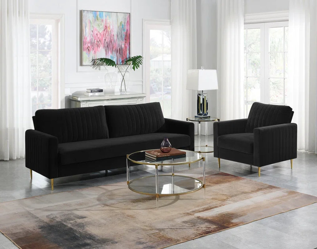 Marienthal 2 - Piece Velvet Living Room Set