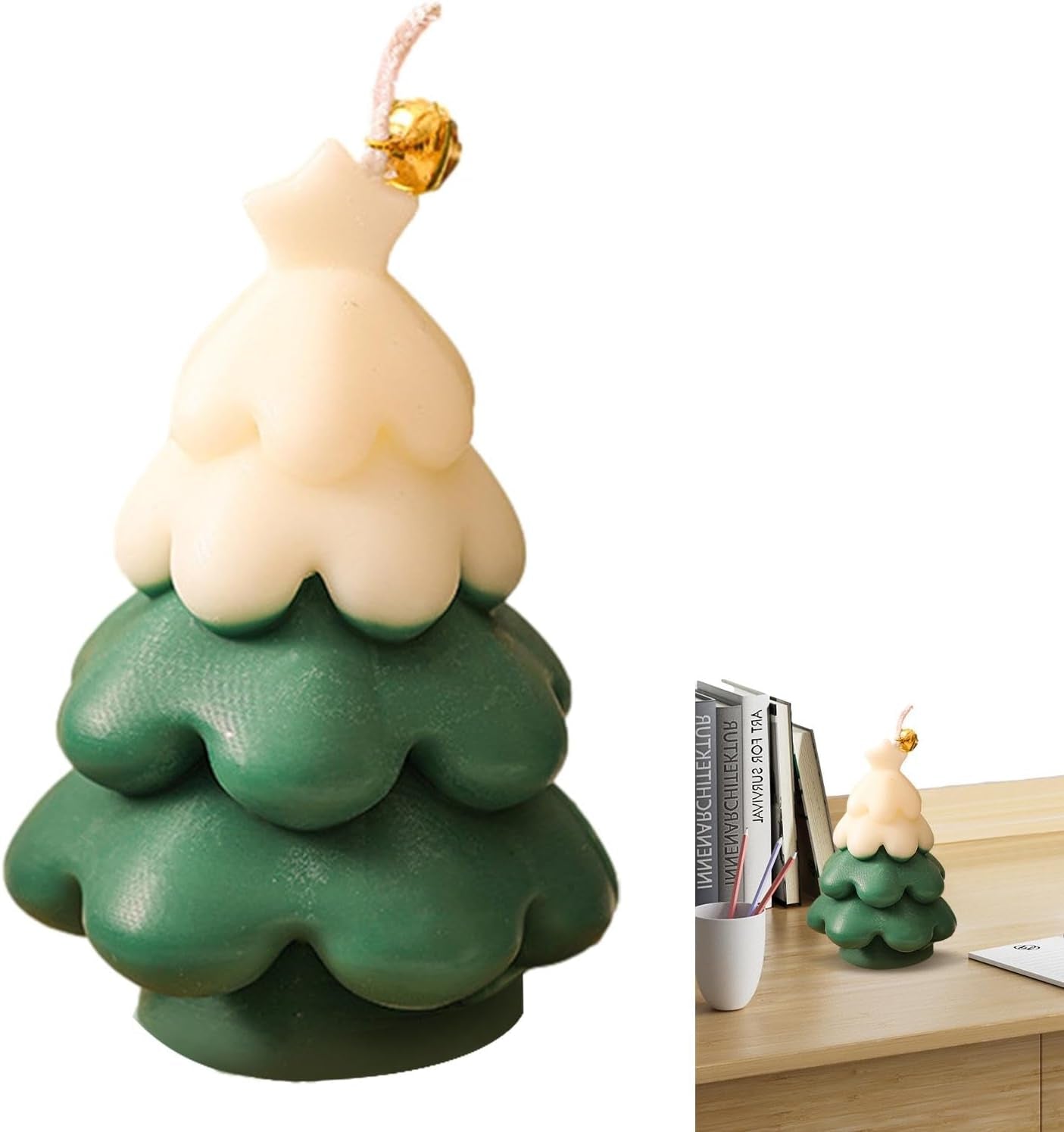 Christmas Tree Candles, Christmas Scented Candles, Aromatherapy Candles for the Table, Aromatherapy Candle, Scented Candle, Smokeless, Plant Fragrance for Living Room