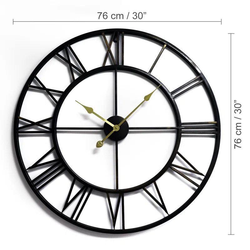 Kishun Iron Wall Clock
