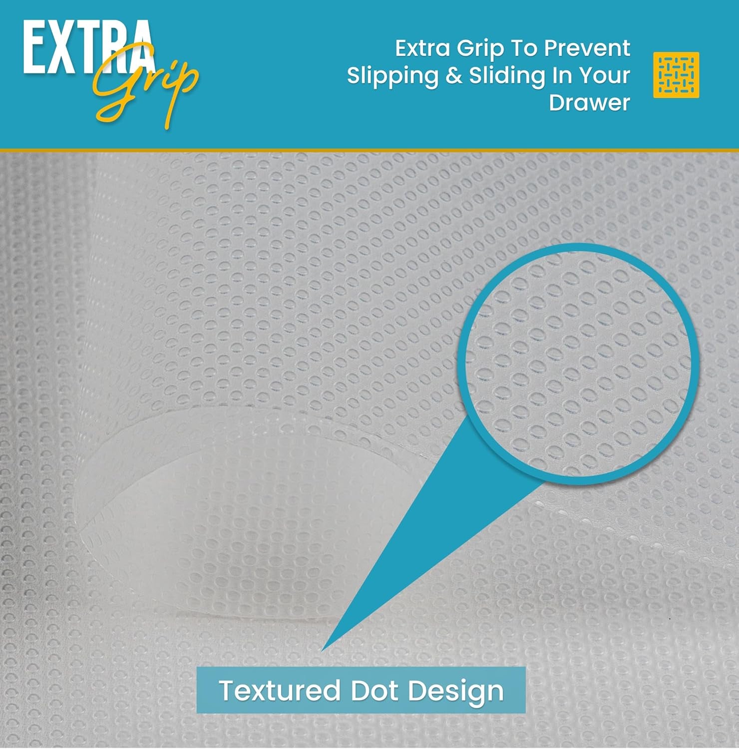 Kitchen Drawer Liners by Linda’S Essentials (30 X 200 Cm) - Non-Slip Cupboard & Fridge Mats, Protects from Spills, Multi-Use Shelf & Cabinet Liner, Great Kitchen Accessory (Clear)