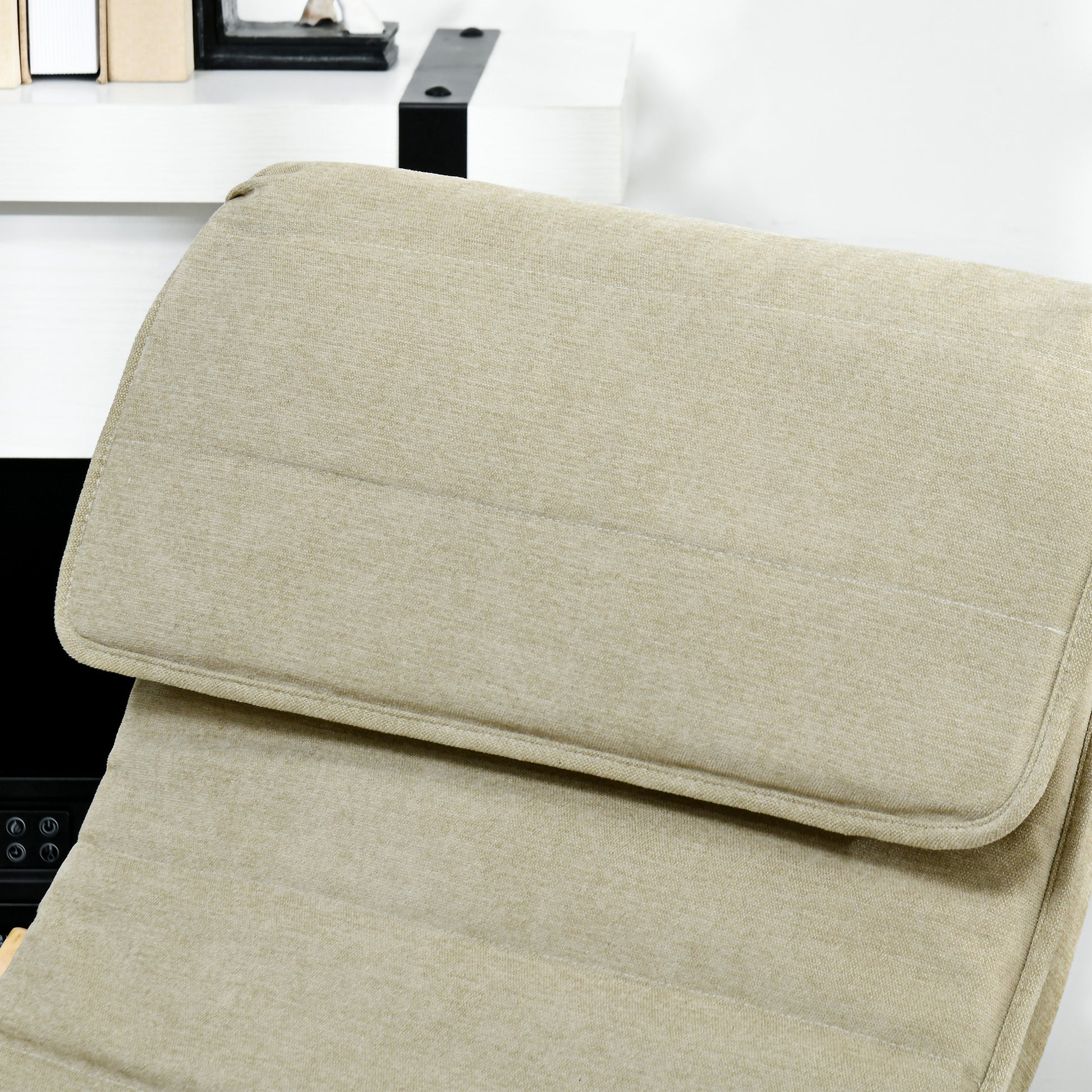 Modern Rocking Lounge Chair Recliner with Adjustable Footrest