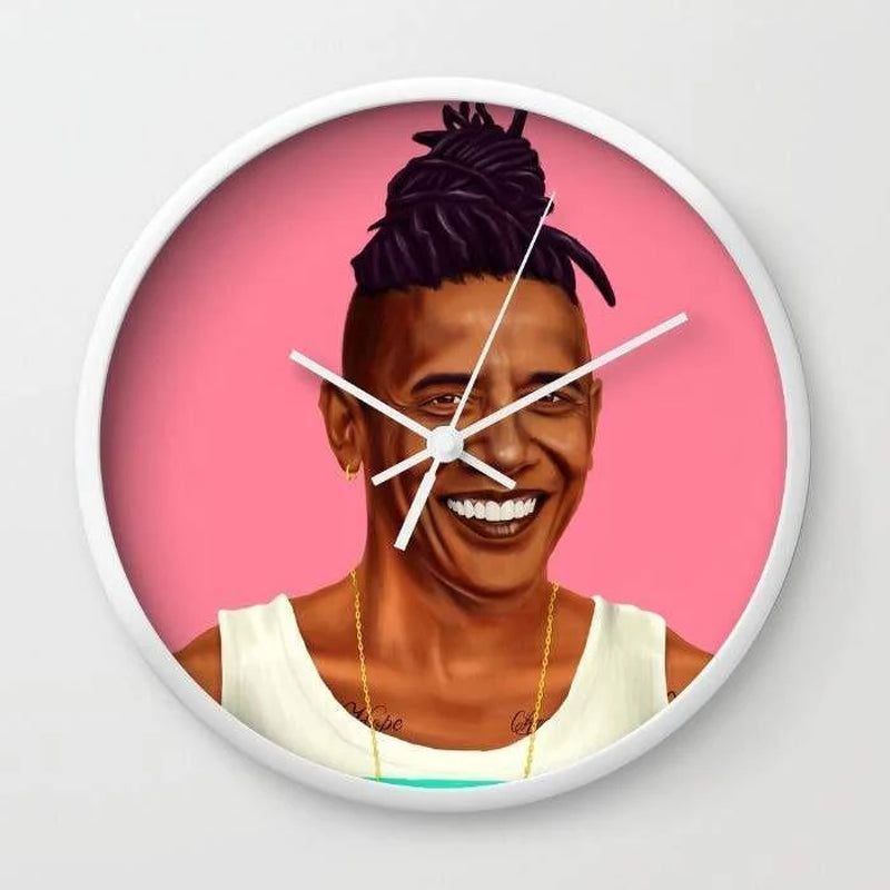 Barack Obama Wall Clock