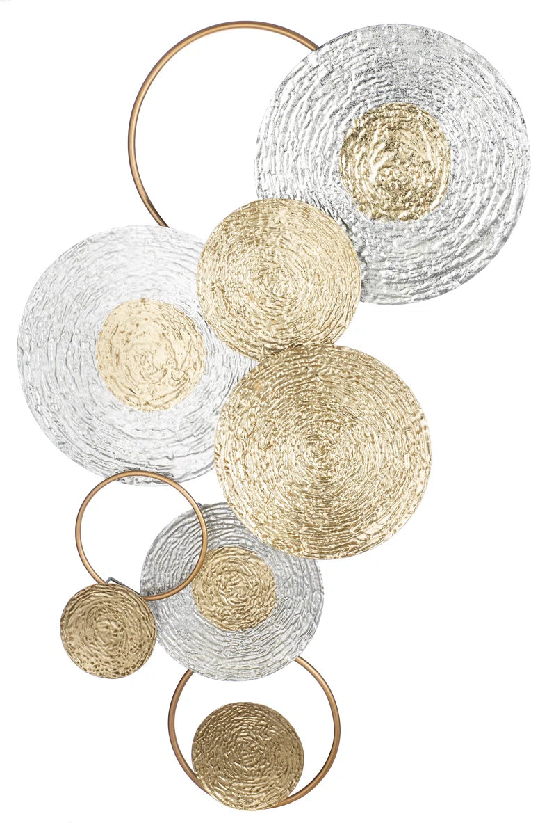 Handmade Glam Abstract Wall Decor on Metal