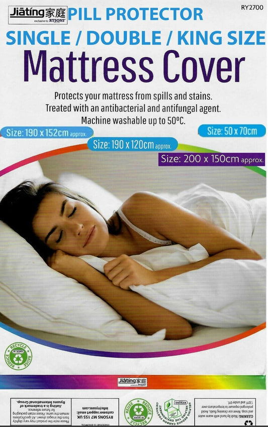 Vinyl Waterproof Mattress Protector Cover Fitted Wet Sheet Pillo Nursery Bedding