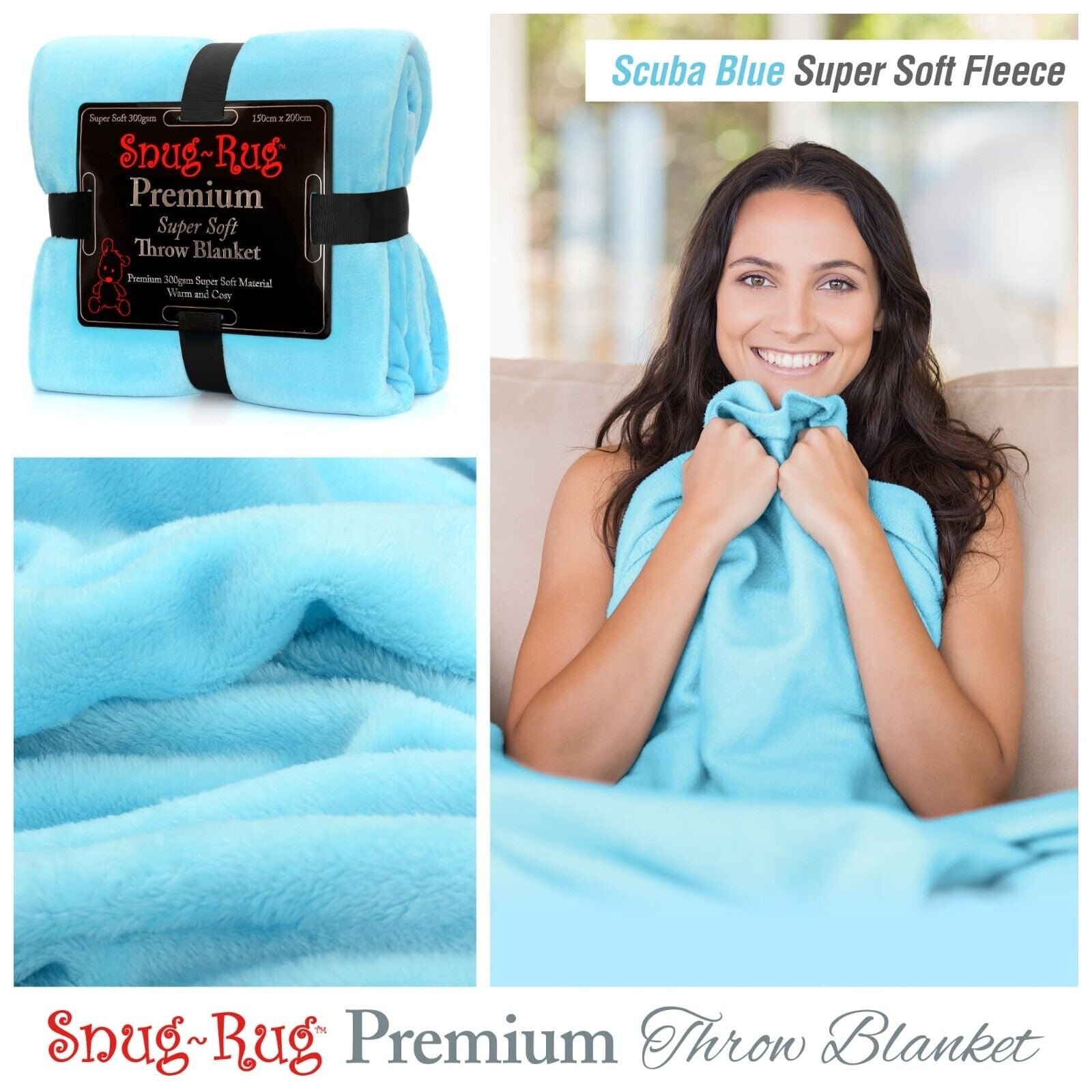 Large Blanket Fleece Throw Sofa Bed Luxury Soft Warm for Winter Single Double UK