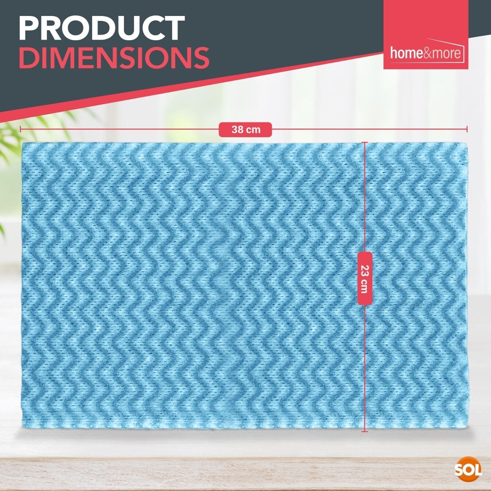 200-1200Pk All Purpose Cleaning Cloths | Blue Home Kitchen Hygienic Wipes J Type