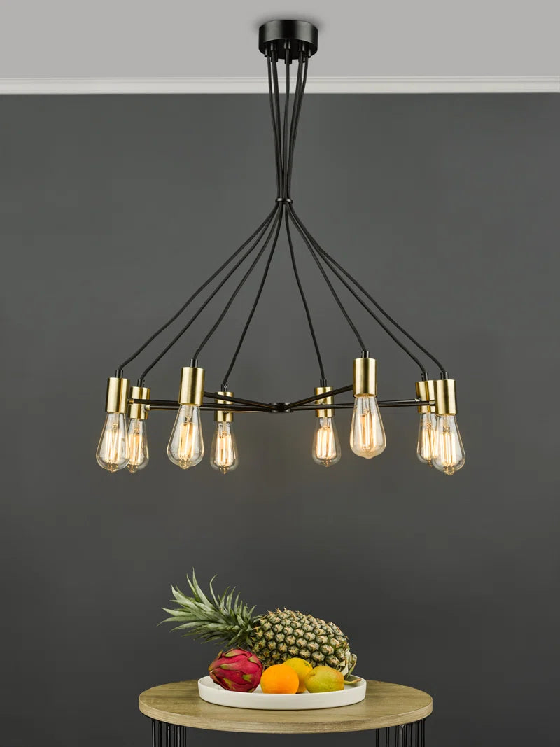 Azair 8 - Light Black Pendant