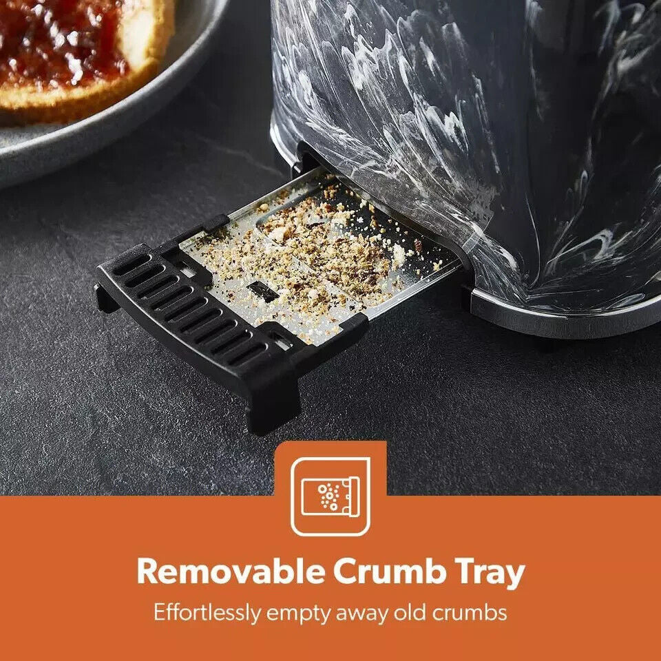 GEEPAS 2 Slice Bread Toaster Variable Browning Control Crumb Tray Cancel 900W