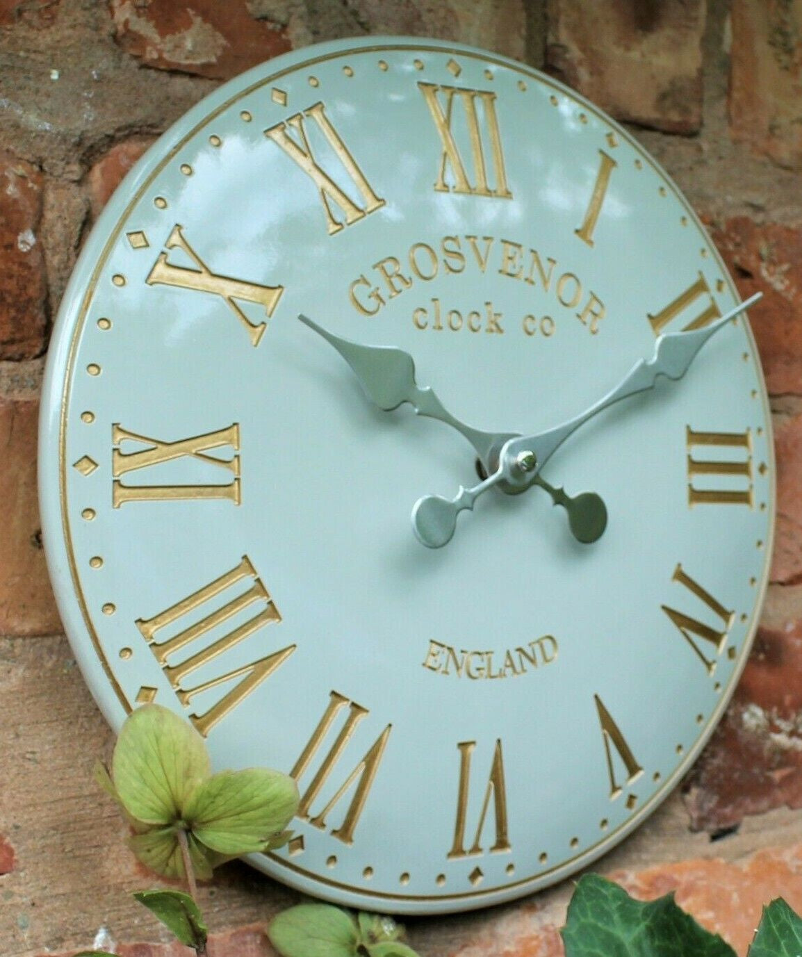 Outdoor Indoor Garden Wall Clock Station Hand Painted Church Clock Home Decor