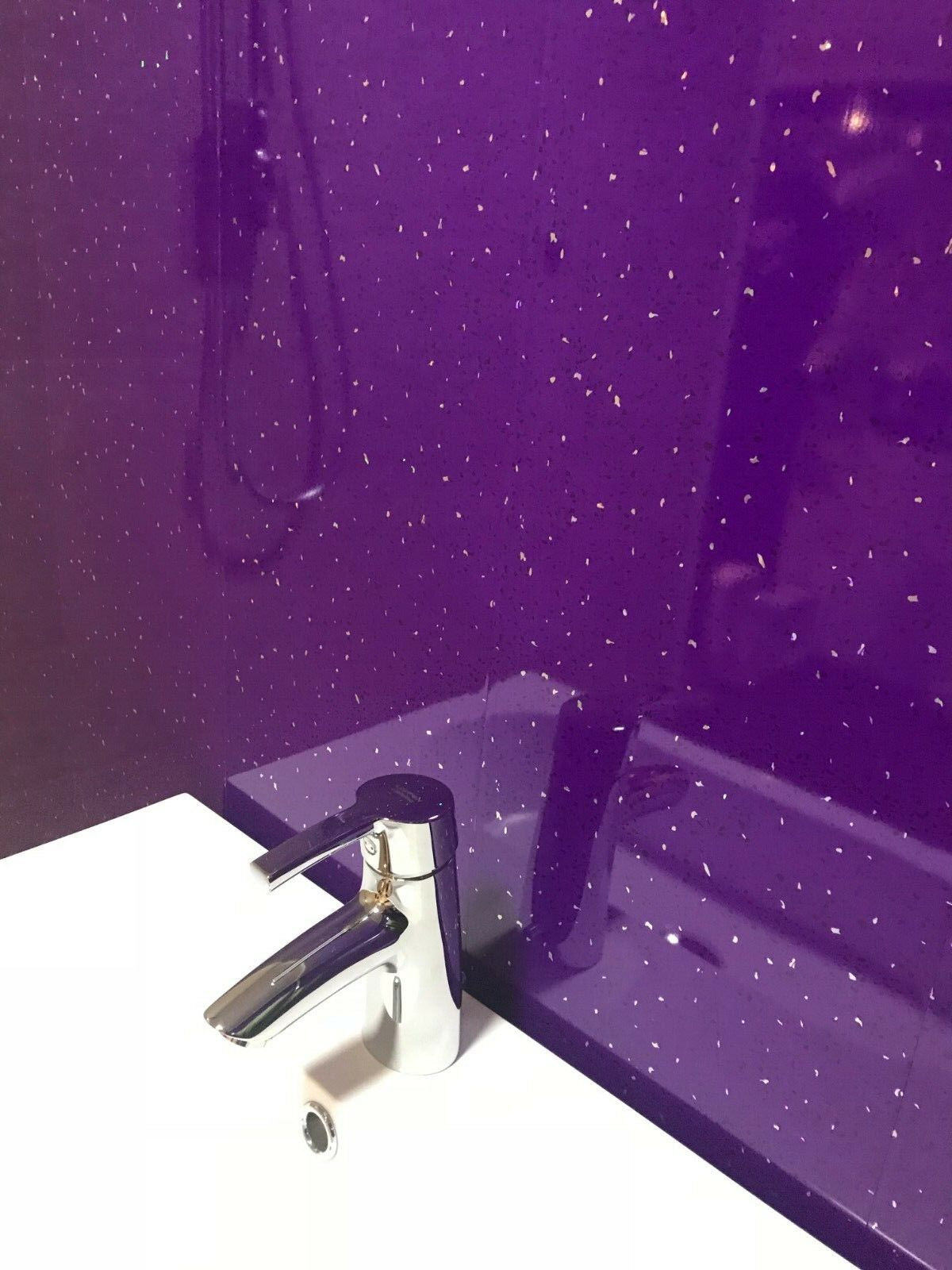 10 White Black Grey Sparkle & Marble Shower Wall Panels PVC Bathroom Cladding