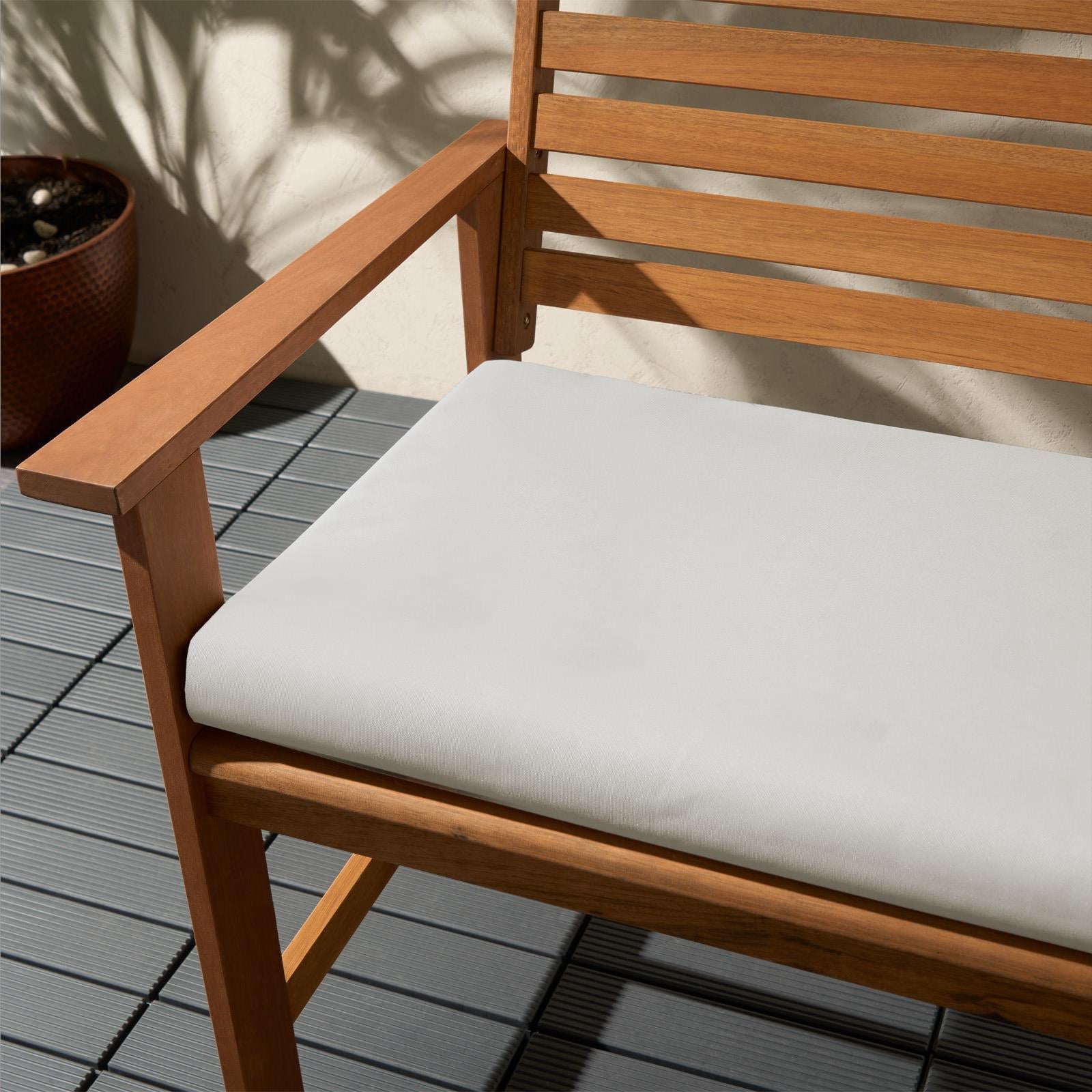 Waterproof Bench Cushion Pads Outdoor Garden 2/3 Seater Furniture Chair Cover