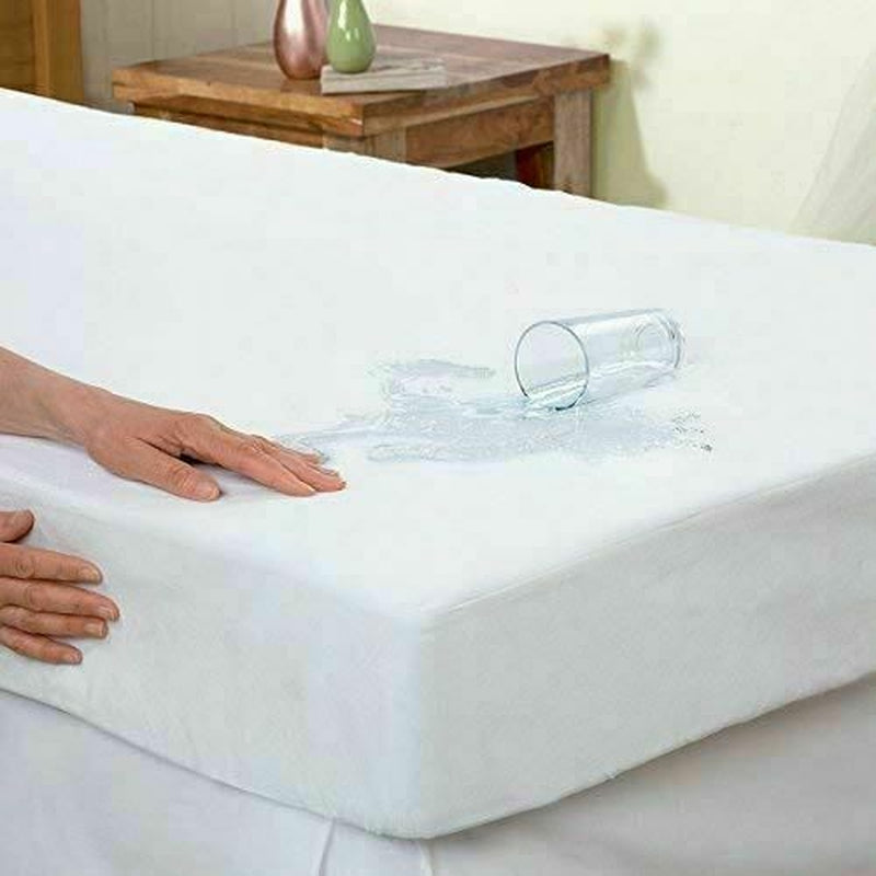Vinyl Waterproof Mattress Protector Cover Fitted Wet Sheet Pillo Nursery Bedding