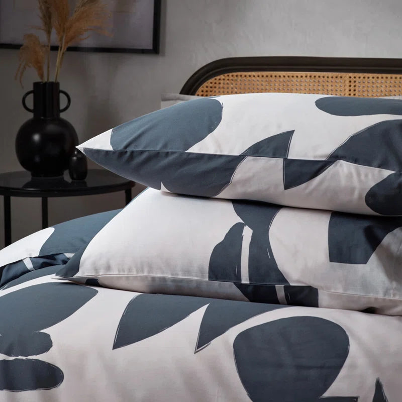 Areonia Cotton Blend Duvet Cover Set with Pillowcases