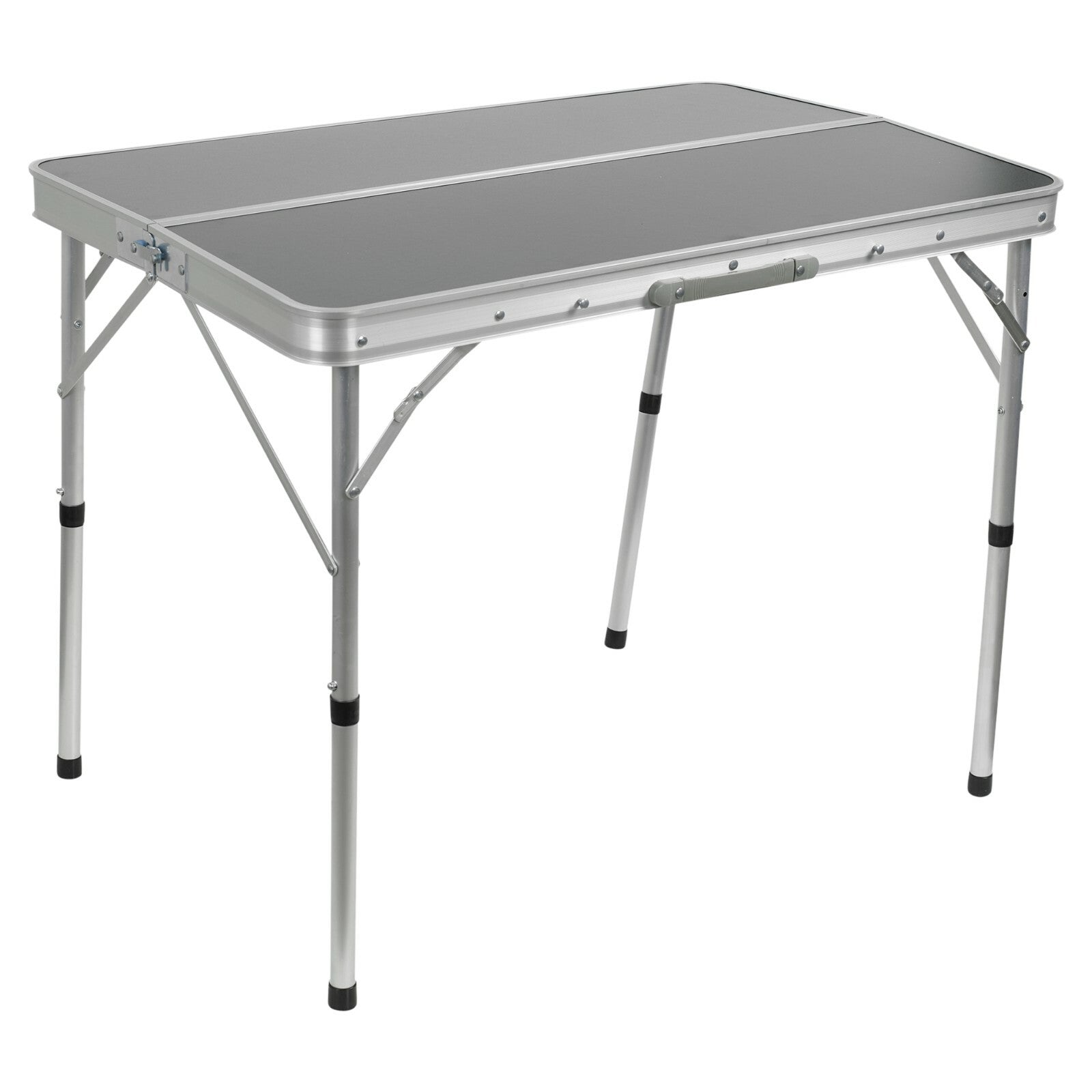 Portable Foldable Camping Picnic Table Bench Set Outdoor Metal BBQ Stool Stable