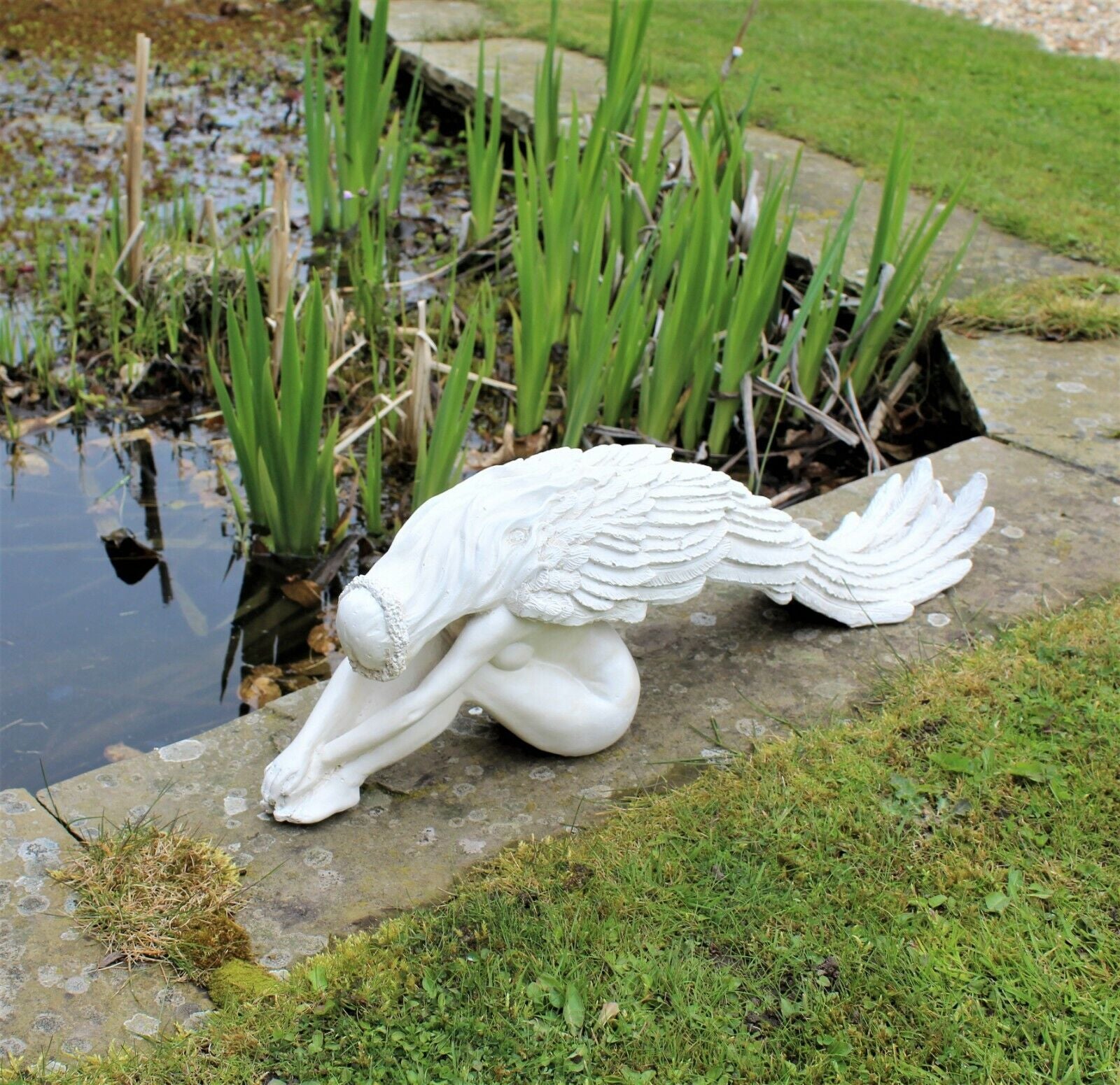 Garden Ornaments Fairy Angel Statue outside Home Decor Patio