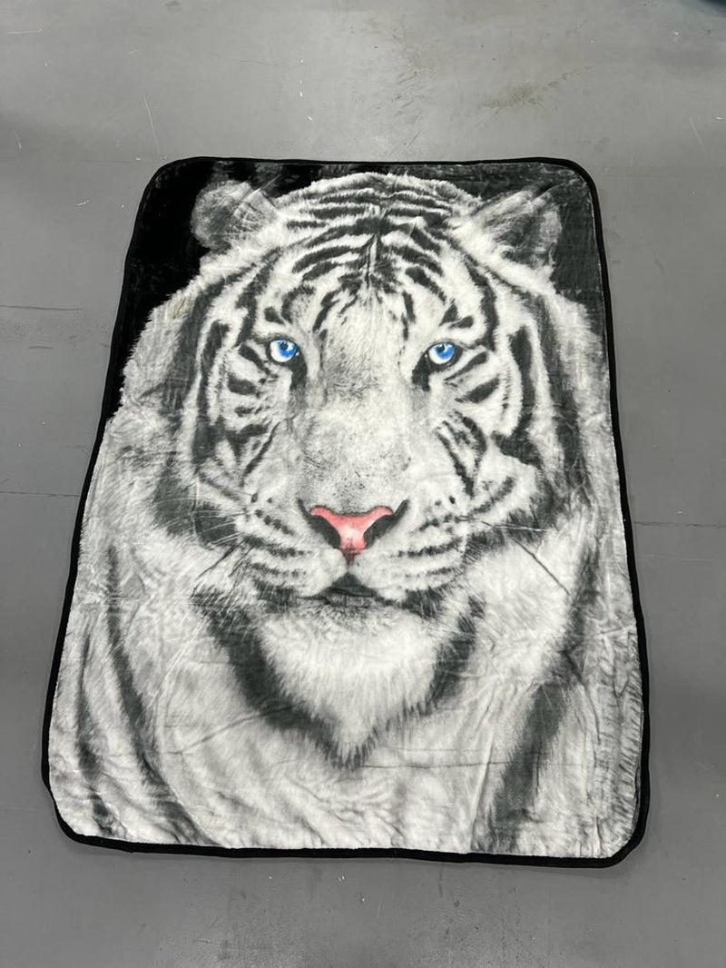 Large Fleece Blanket Throw Reversible Soft Warm Bed Sofa Blanket Double & King