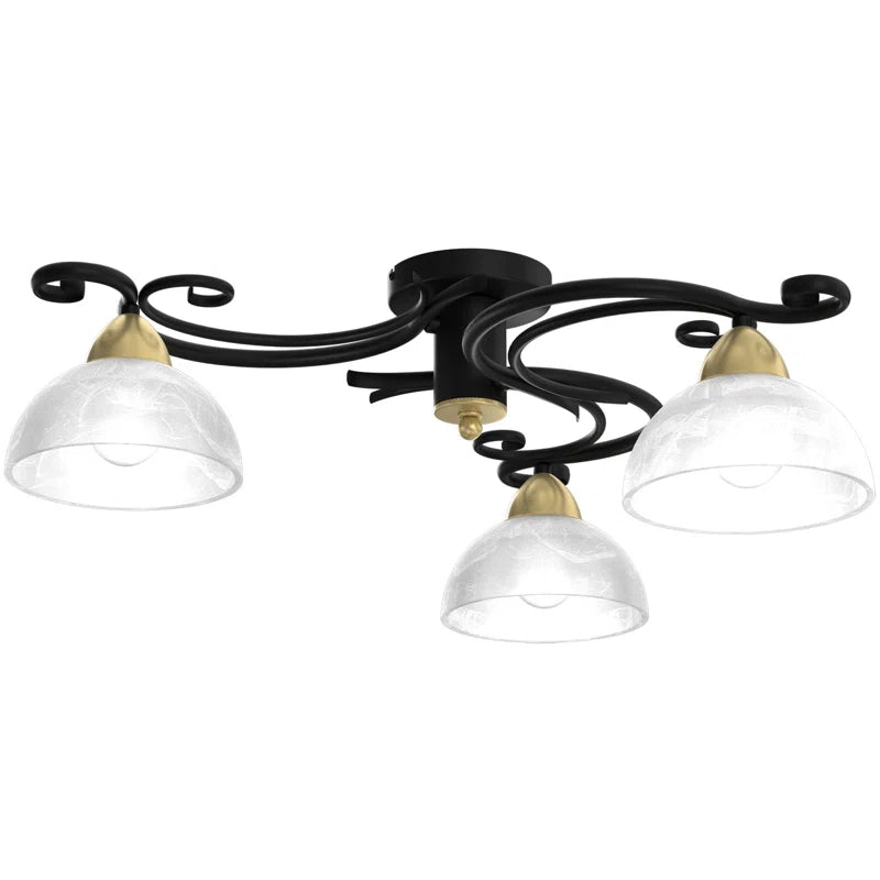 Catarina Glass Semi Flush Mount