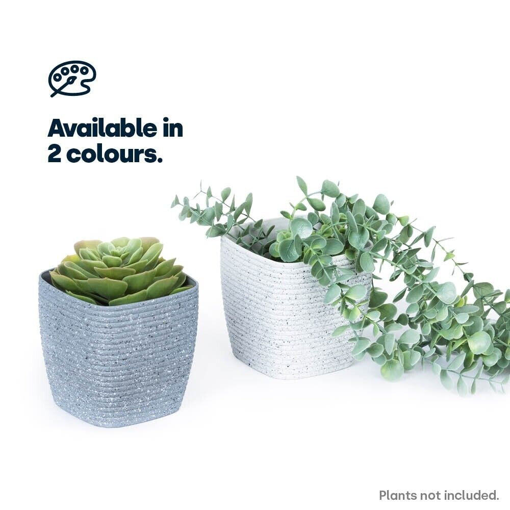 LIVIVO Plastic Garden Flowerpot, Planter Basket for Indoor & Outdoor Plants