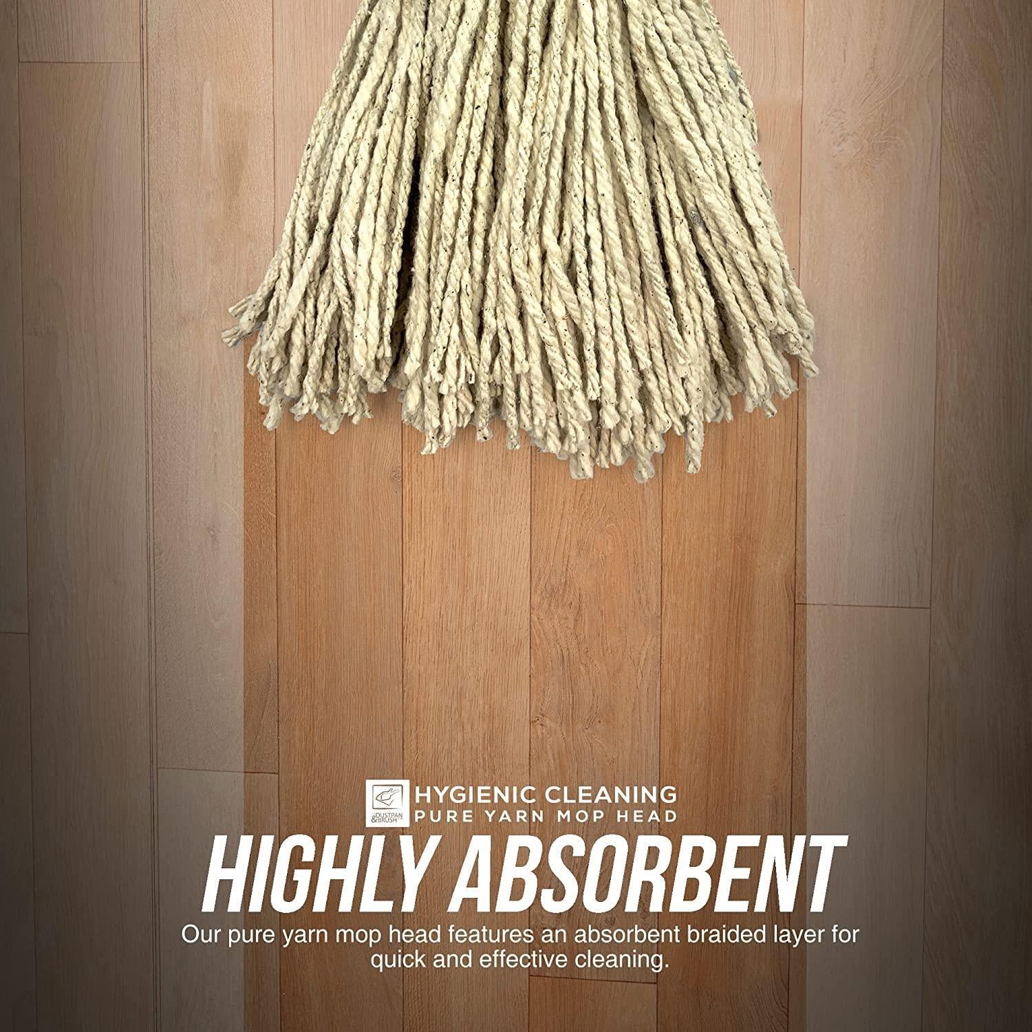 10X Green Cotton Floor Mop Heads Set Replacement Heavy Duty Cleaning Kitchen